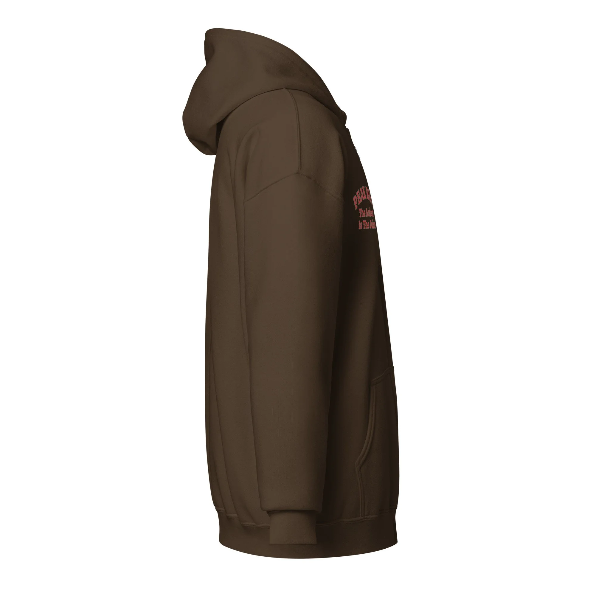 The action is the juice zip up hoodie