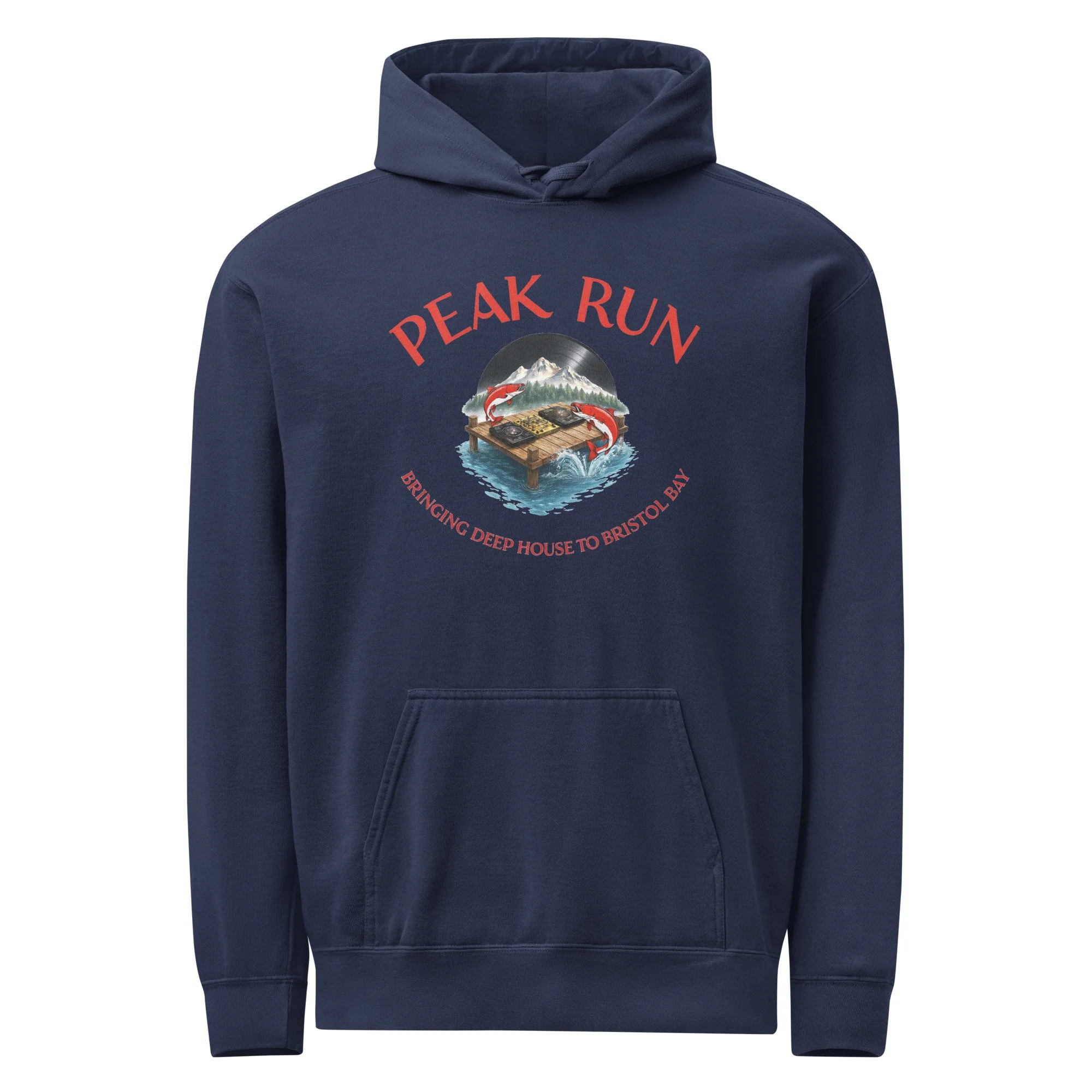 Peak Run Deep House unisex hoodie