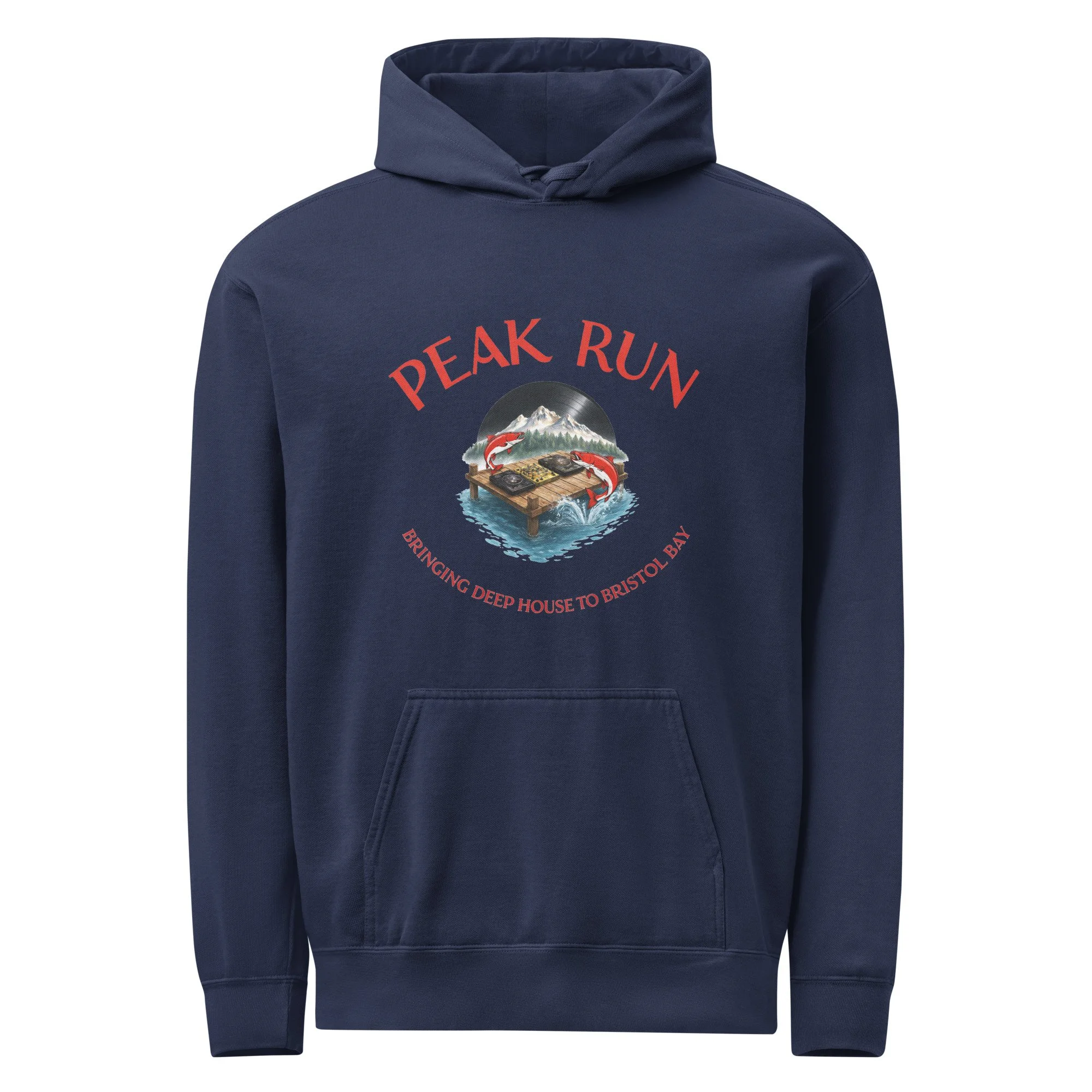 Peak Run Deep House unisex hoodie