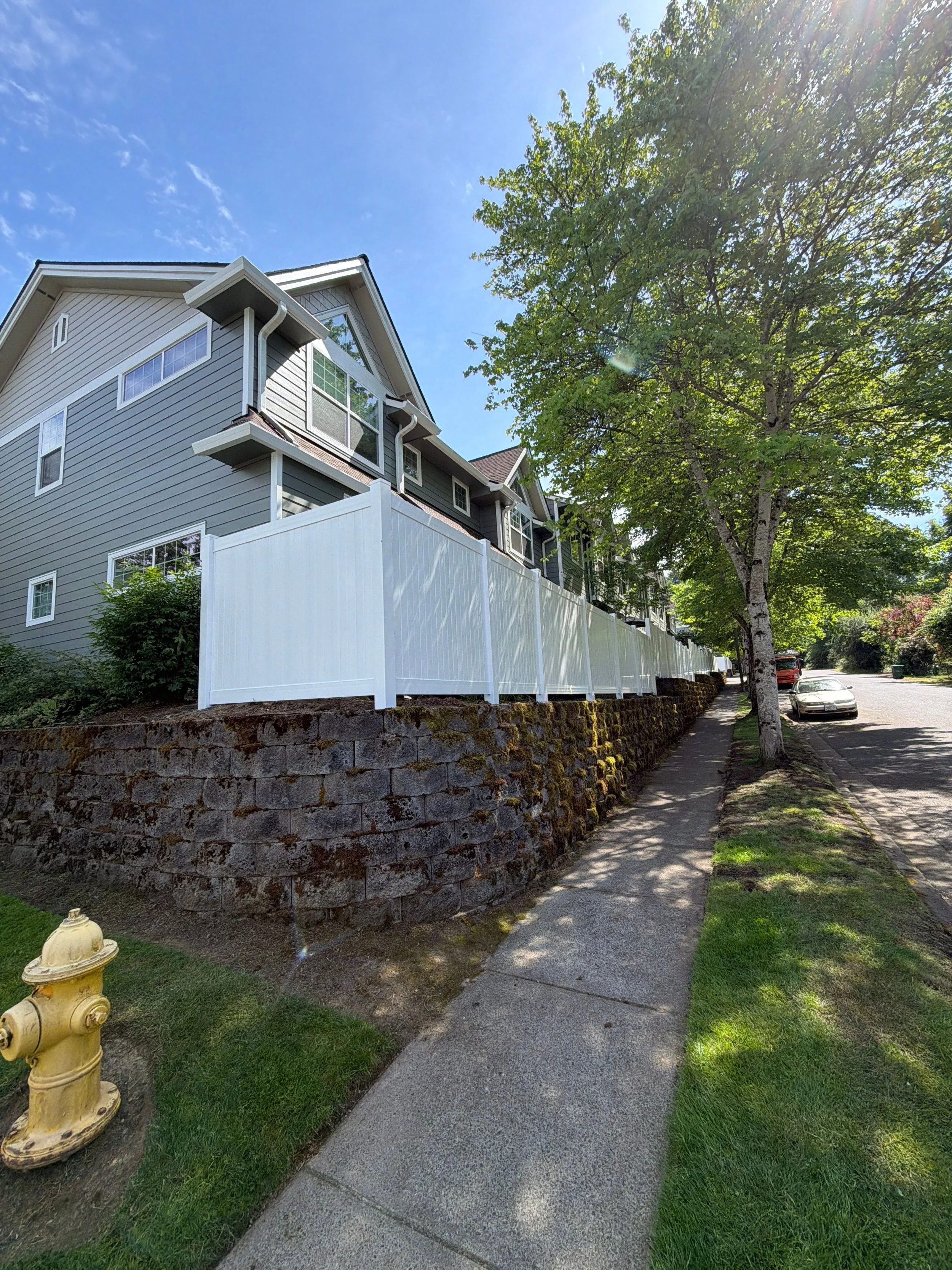 HOA Vinyl Fence