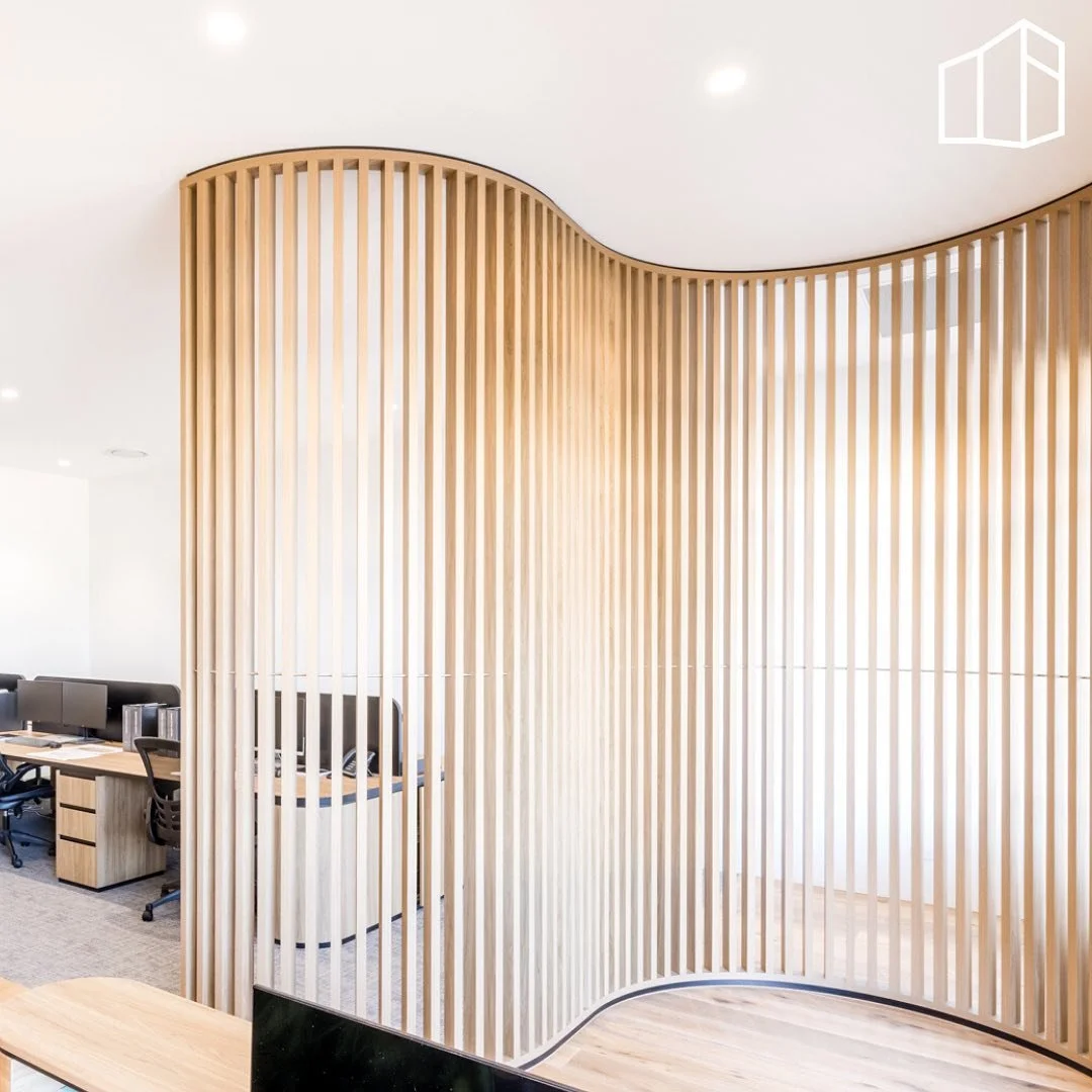 This office fit-out was designed with modern curved features and a neutral palette. It is complete with contemporary furnishings and finishes throughout. 
.
.
.
.
.
.
.
.
.
.
.
.
#construction #project #constructionsite #architecture #industry #busin