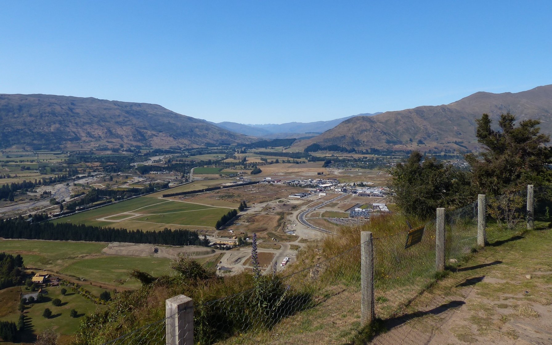 Wānaka, 3 Parks development viewed from Mt Iron. 2020. Ref. A133