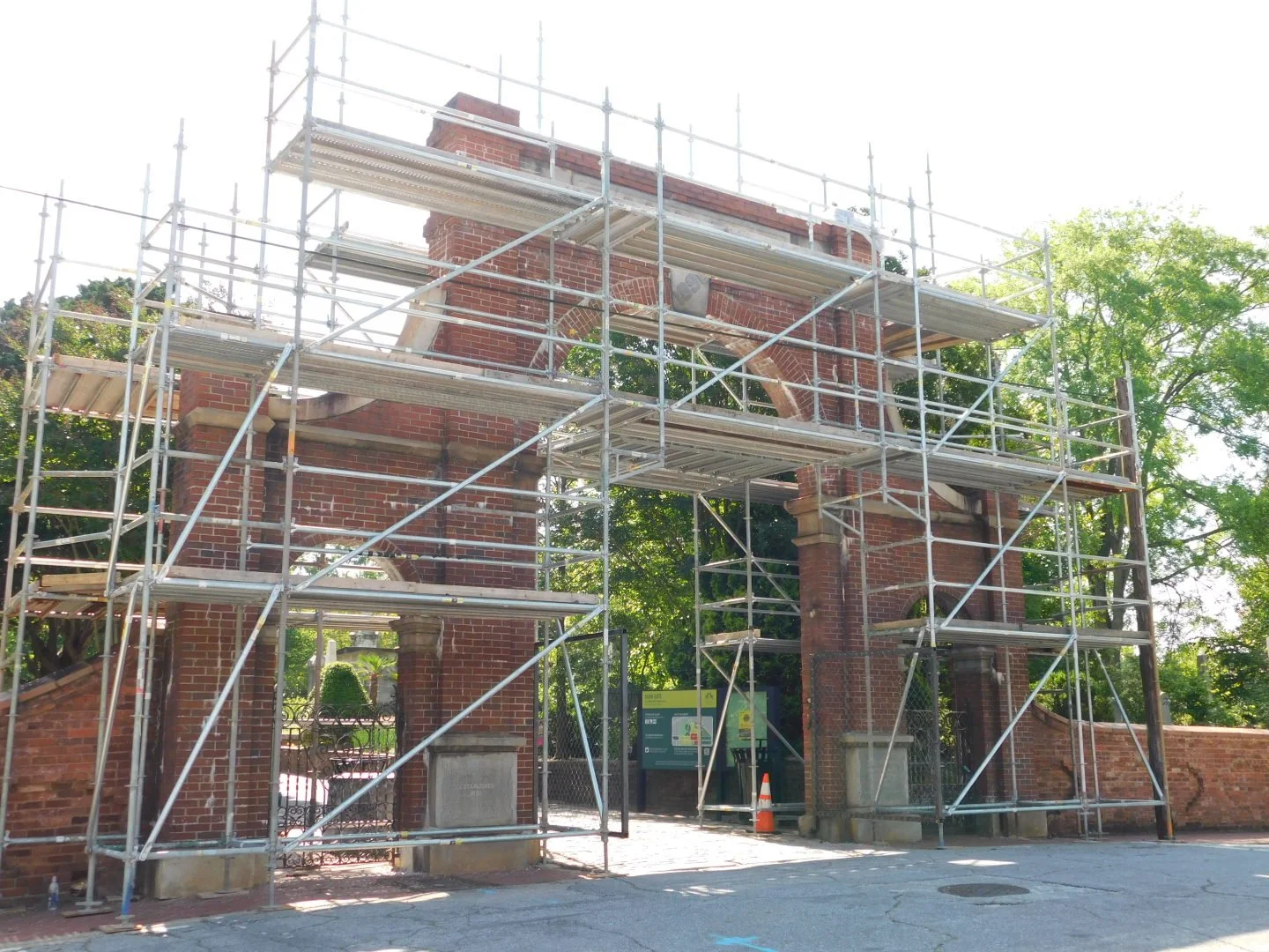 Restoration Work Begins on Oakland’s Main Gate