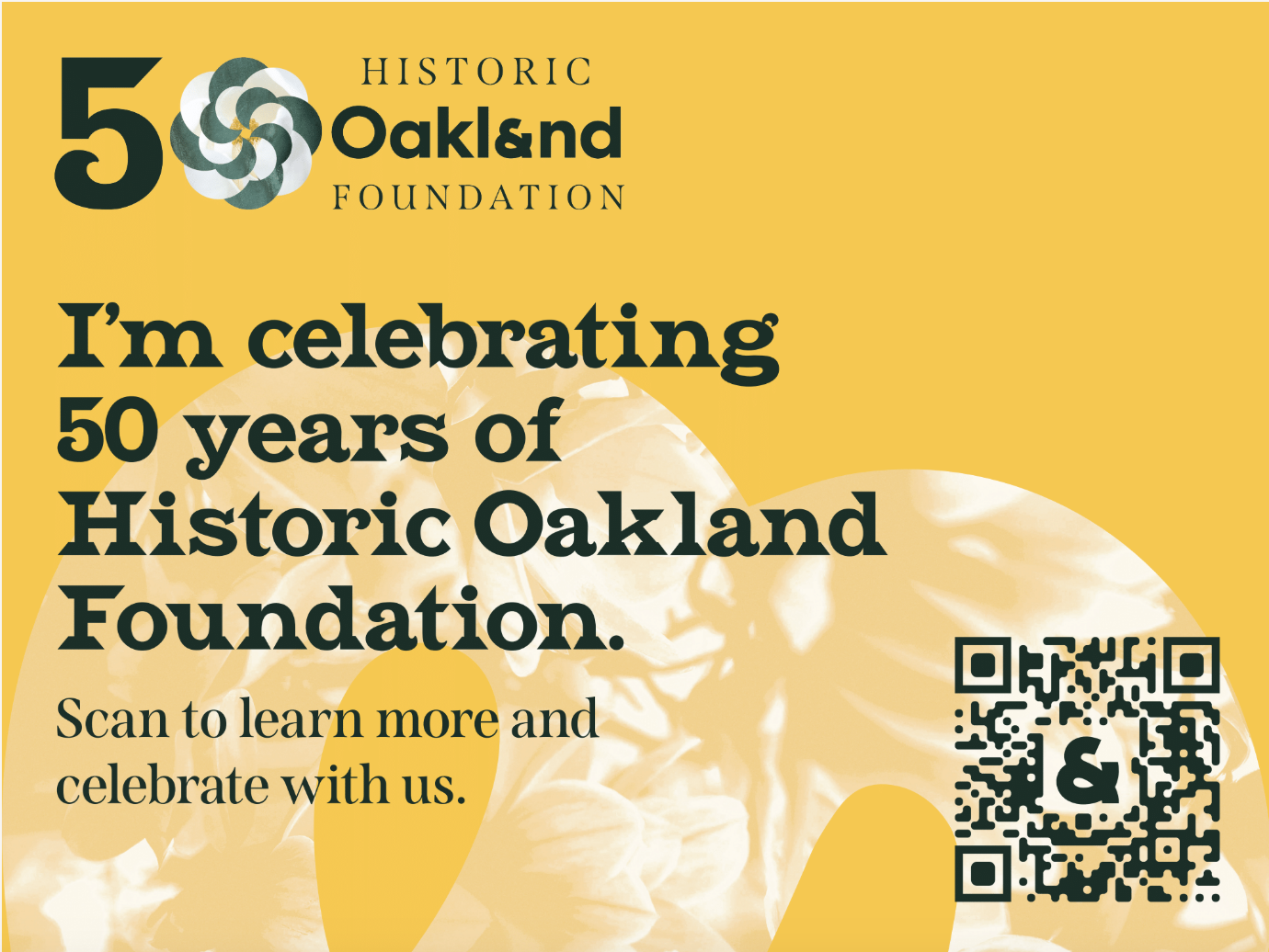 50th Anniversary Yard Sign