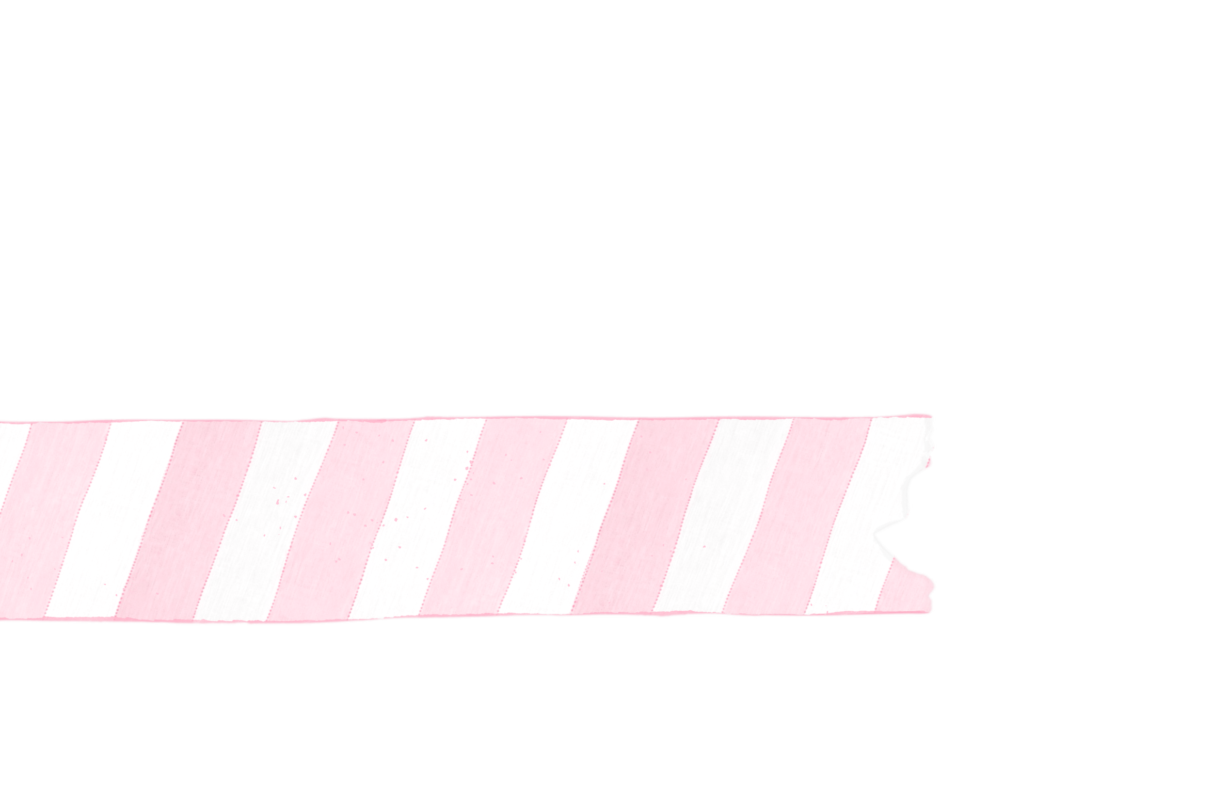 Striped pink and white rectangular cake
