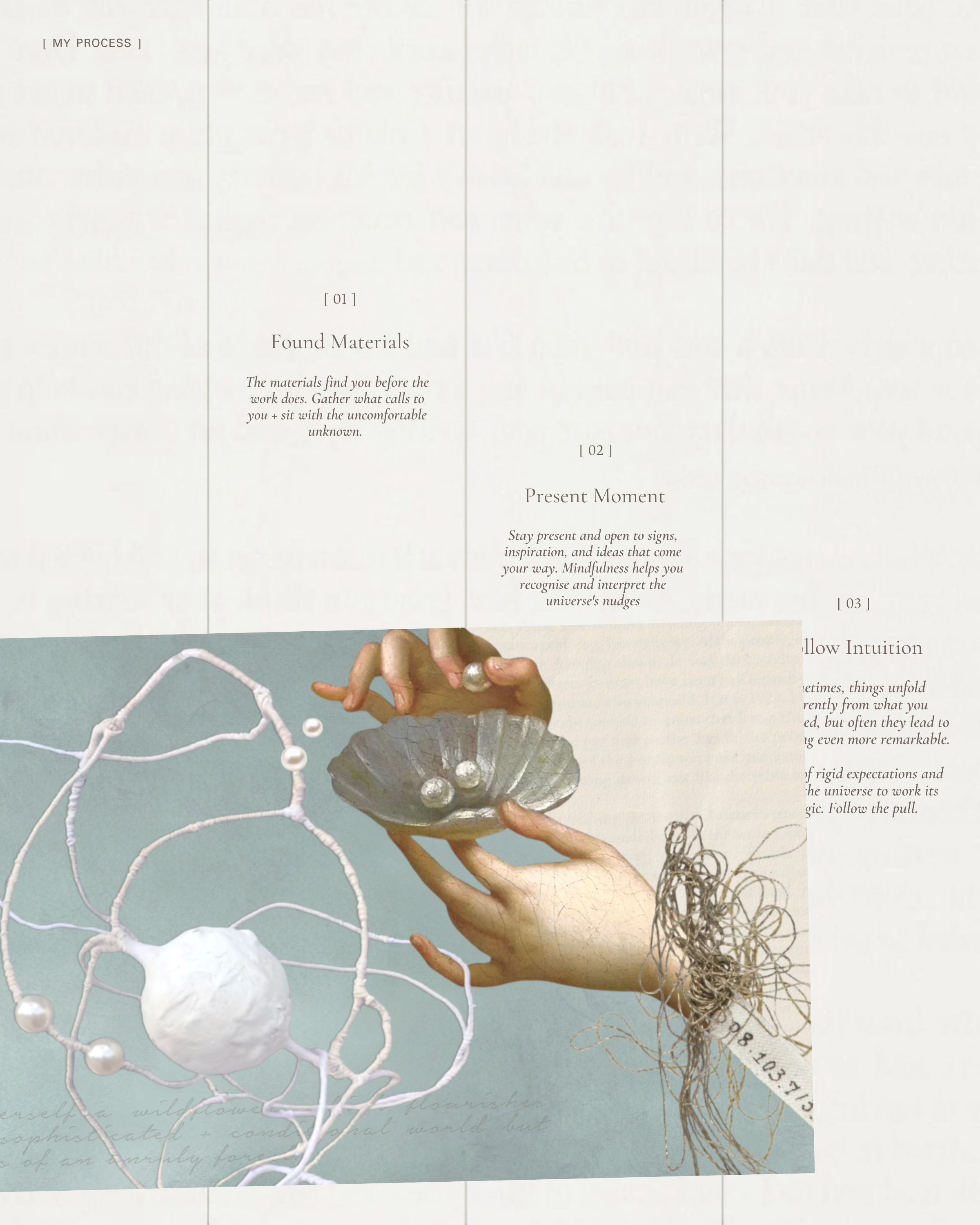 Some ideas grow as roots do. They creep in slowly, twisting around the conscious mind until they nestle somewhere deeper — patient, waiting, winding. This series is rooted in that alchemy. A bend  - 5.PNG