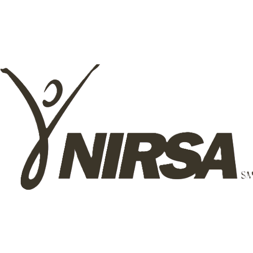 The NIRSA logo featuring a check mark and stylized text.