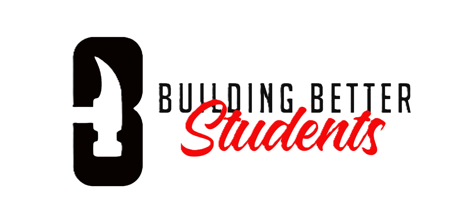 Logo with the text 'Building Better Students' and a letter 'B' icon.