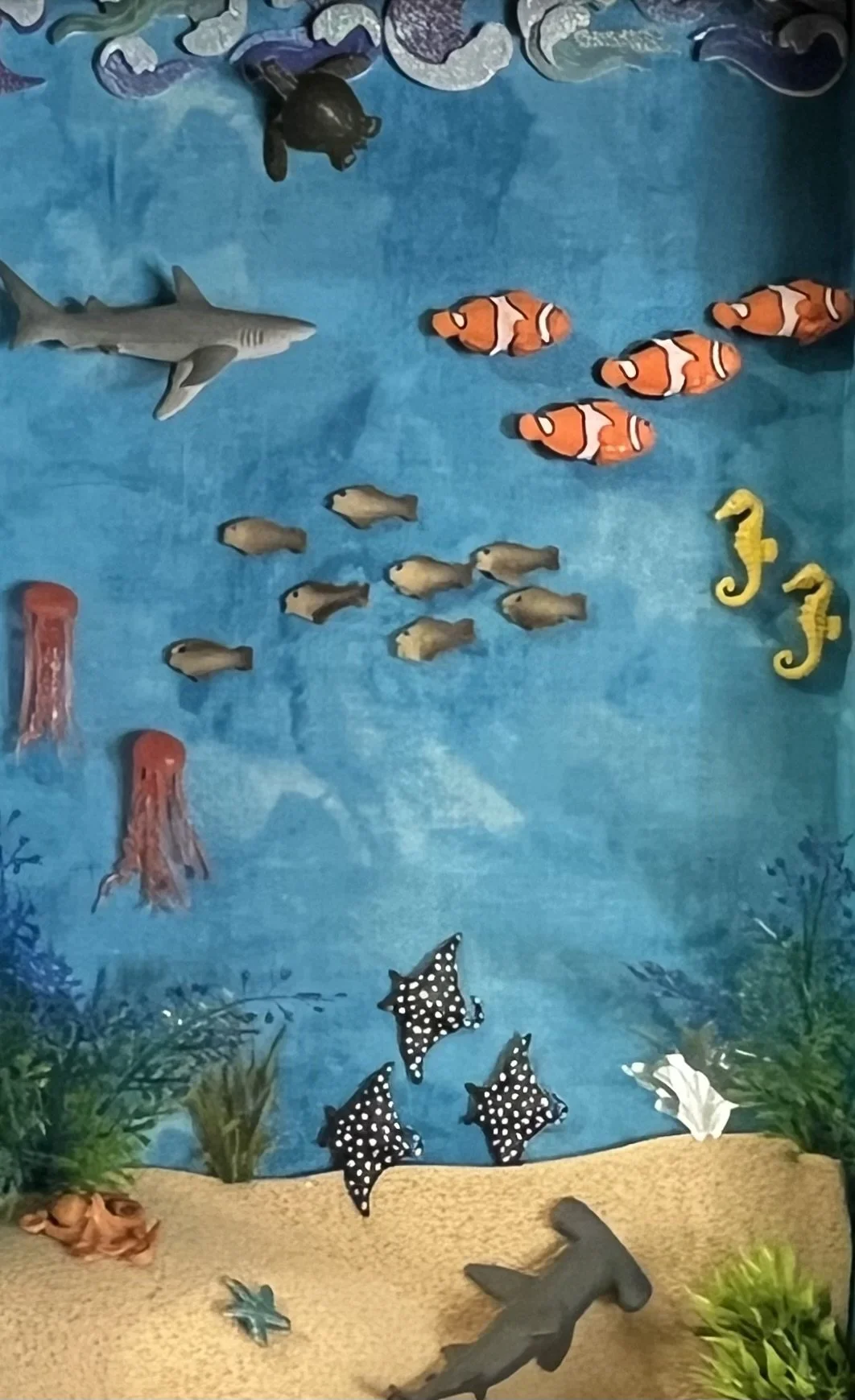 Under the Sea Key Cabinet (detail)
