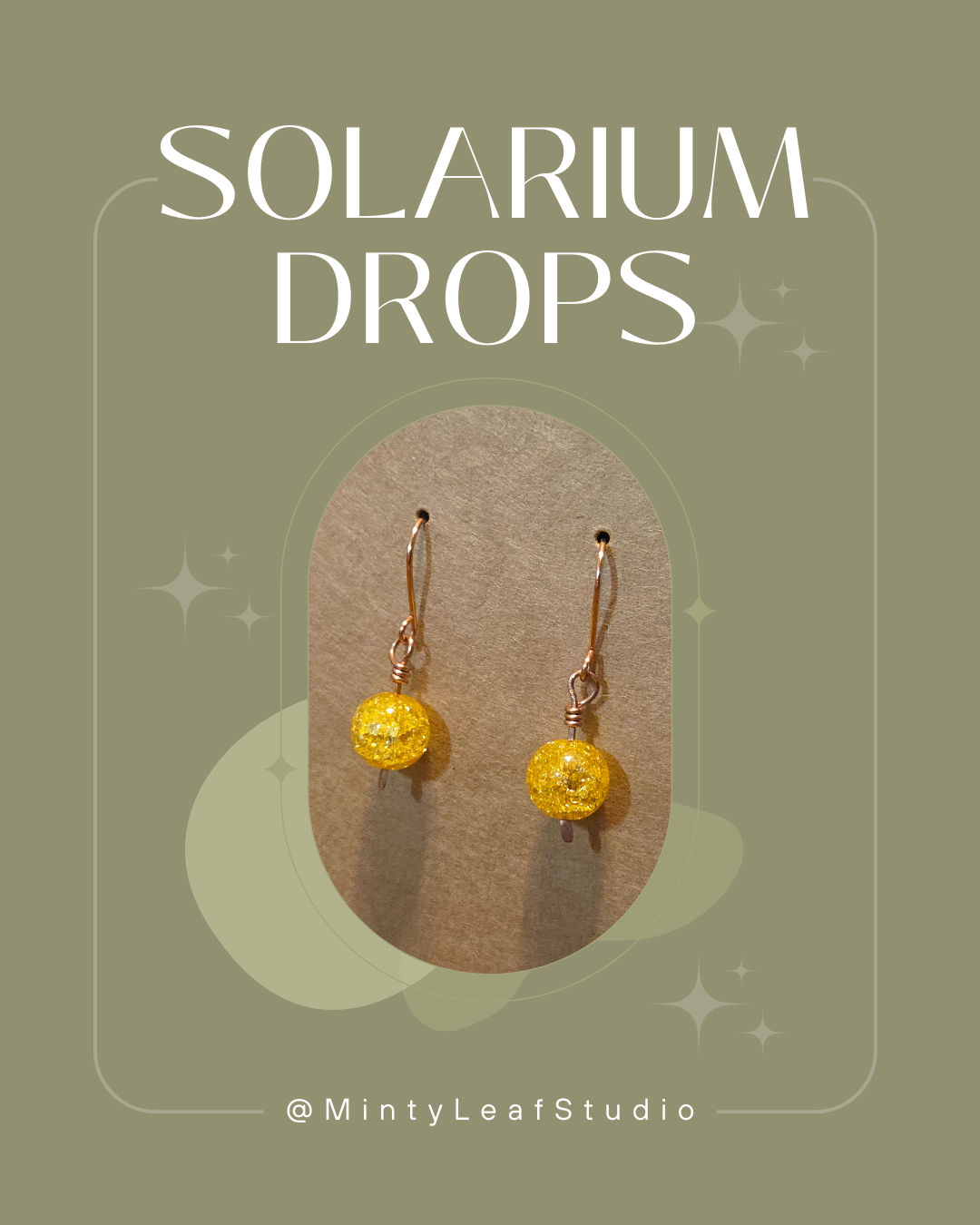 Solarium Drop Earrings