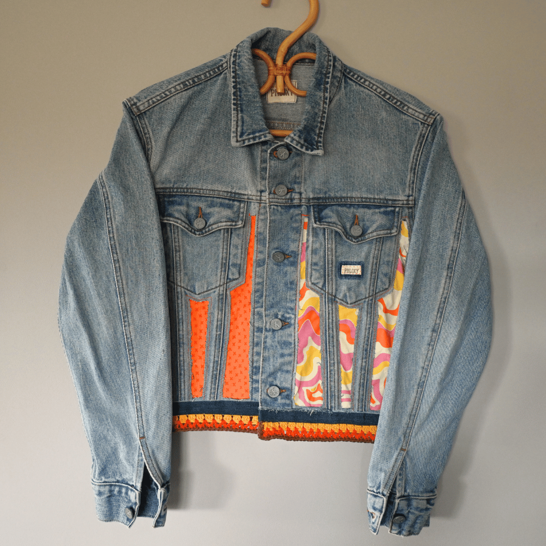 Upcycled Gap Denim Jacket | Medium