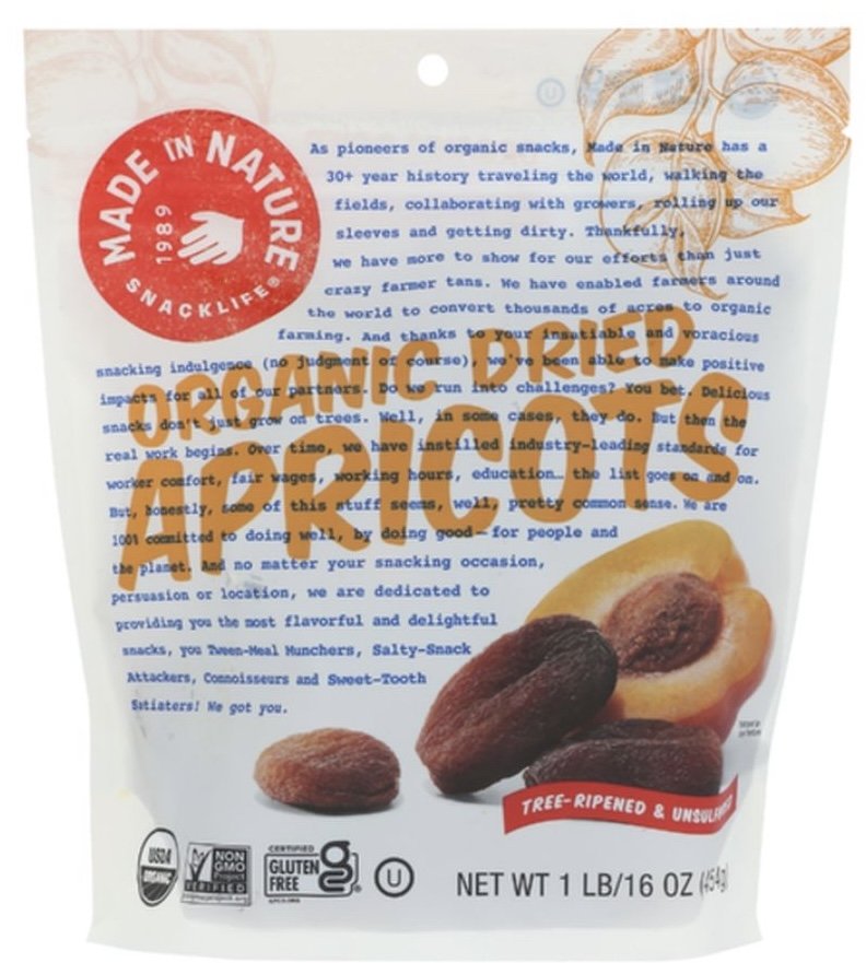 Made In Nature Organic Dried Apricots