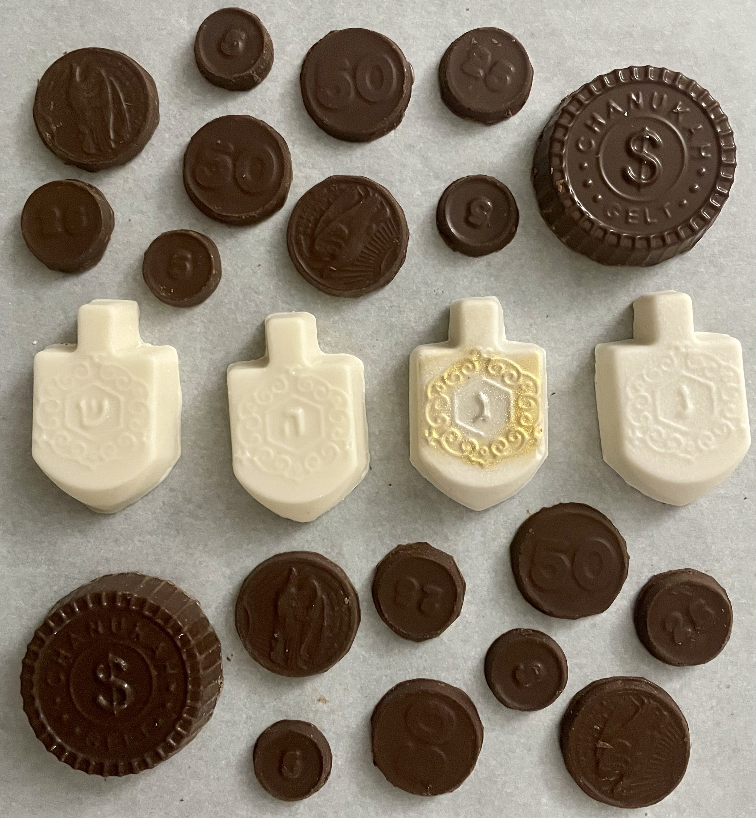 Chocolate Dreidel Game Package