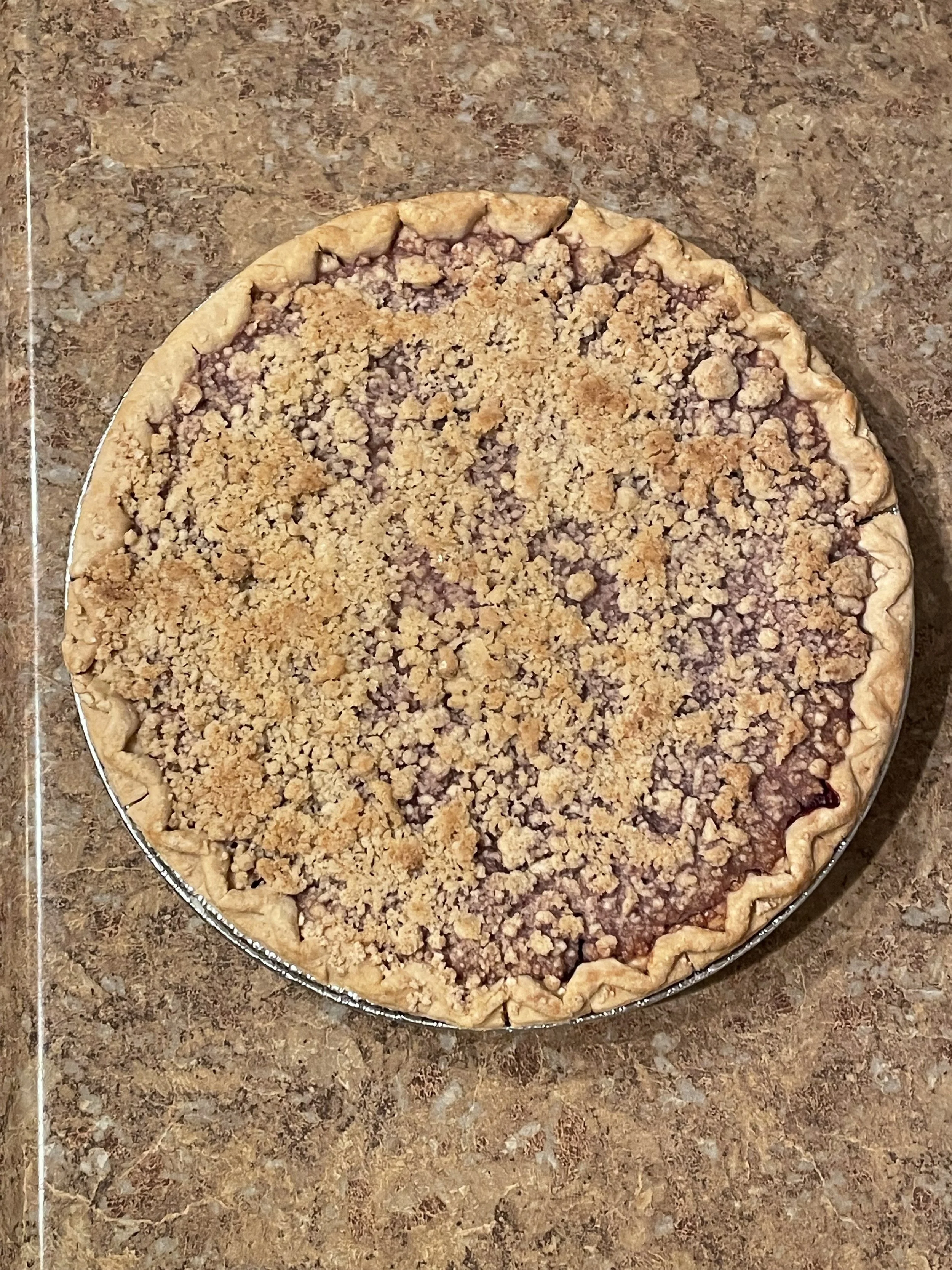 Blueberry Crumble Pie