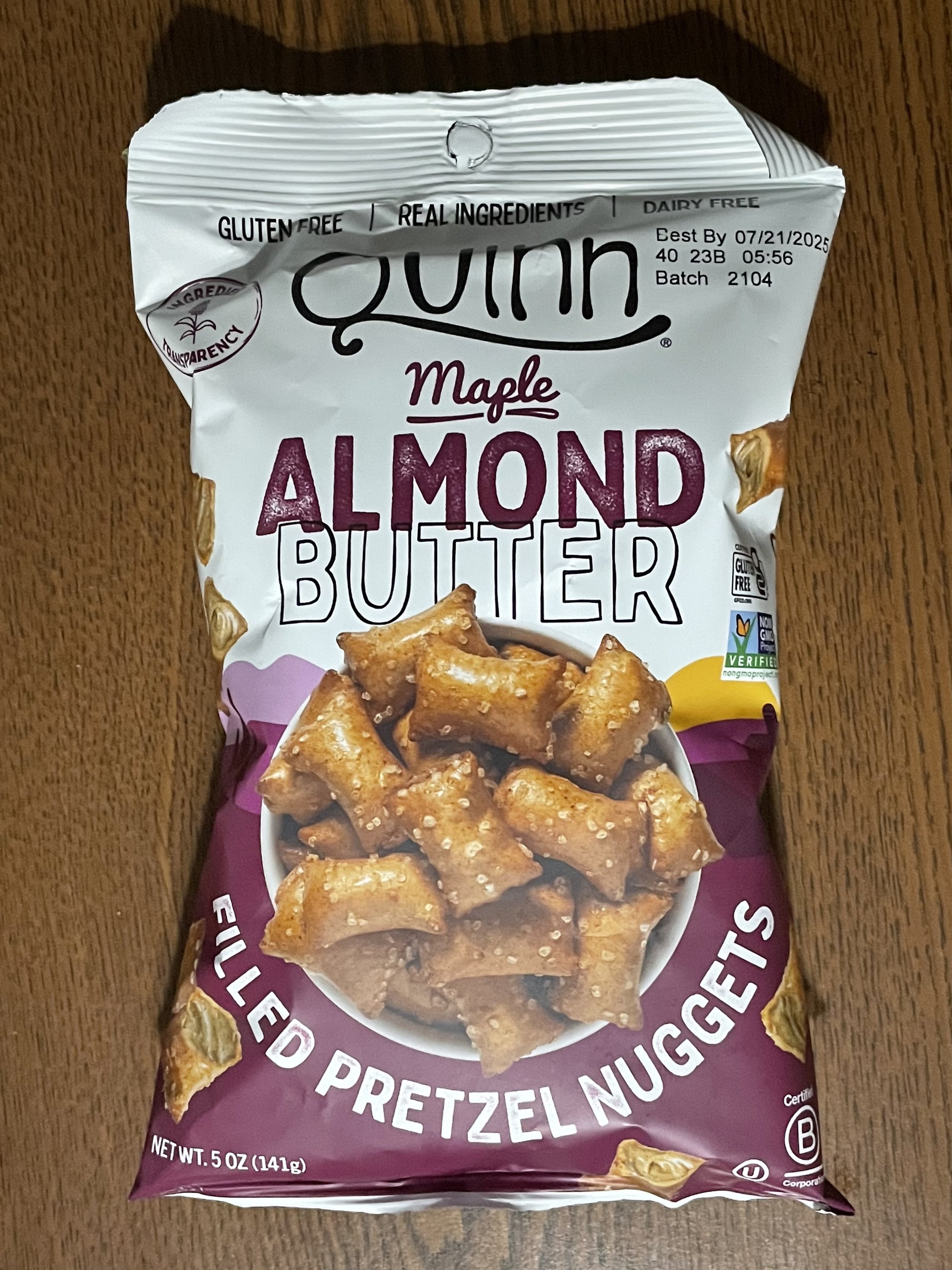 Quinn Maple Almond Butter Pretzels