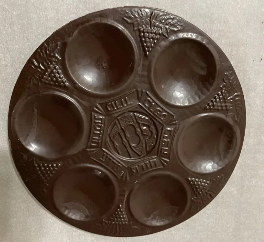 Chocolate Seder PLATE