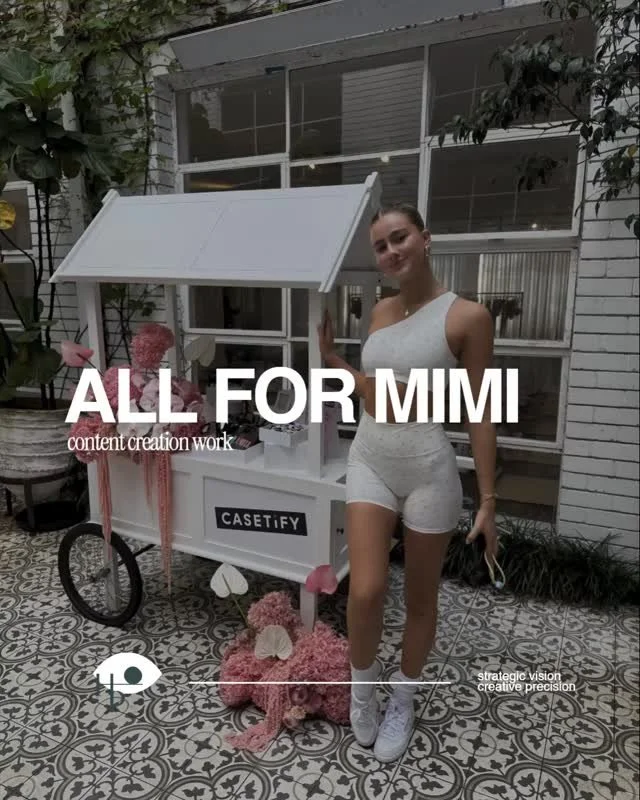 For @allformimi x @casetify_au , the focus was simple... Create content that blended seamlessly into lifestyle moments while still driving visibility for the collaboration.

A mix of elevated visuals, short-form storytelling and shareable content all