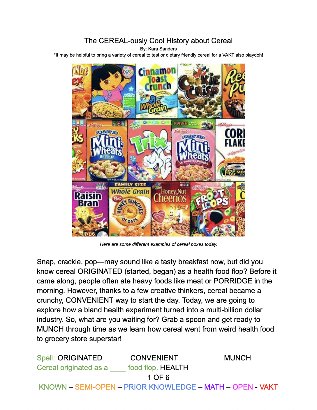 The CEREAL-ously Cool History About Cereal