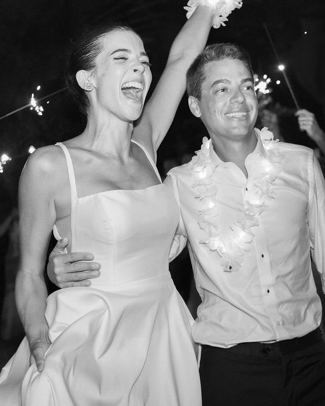 MOOD as Monika &amp; Edge celebrate their first wedding anniversary! 💥

A year later, and it&rsquo;s safe to say their energy and joy is just as contagious. 🤍

Happy Anniversary, you two! Wishing you both a lifetime of love, laughter &amp; continue