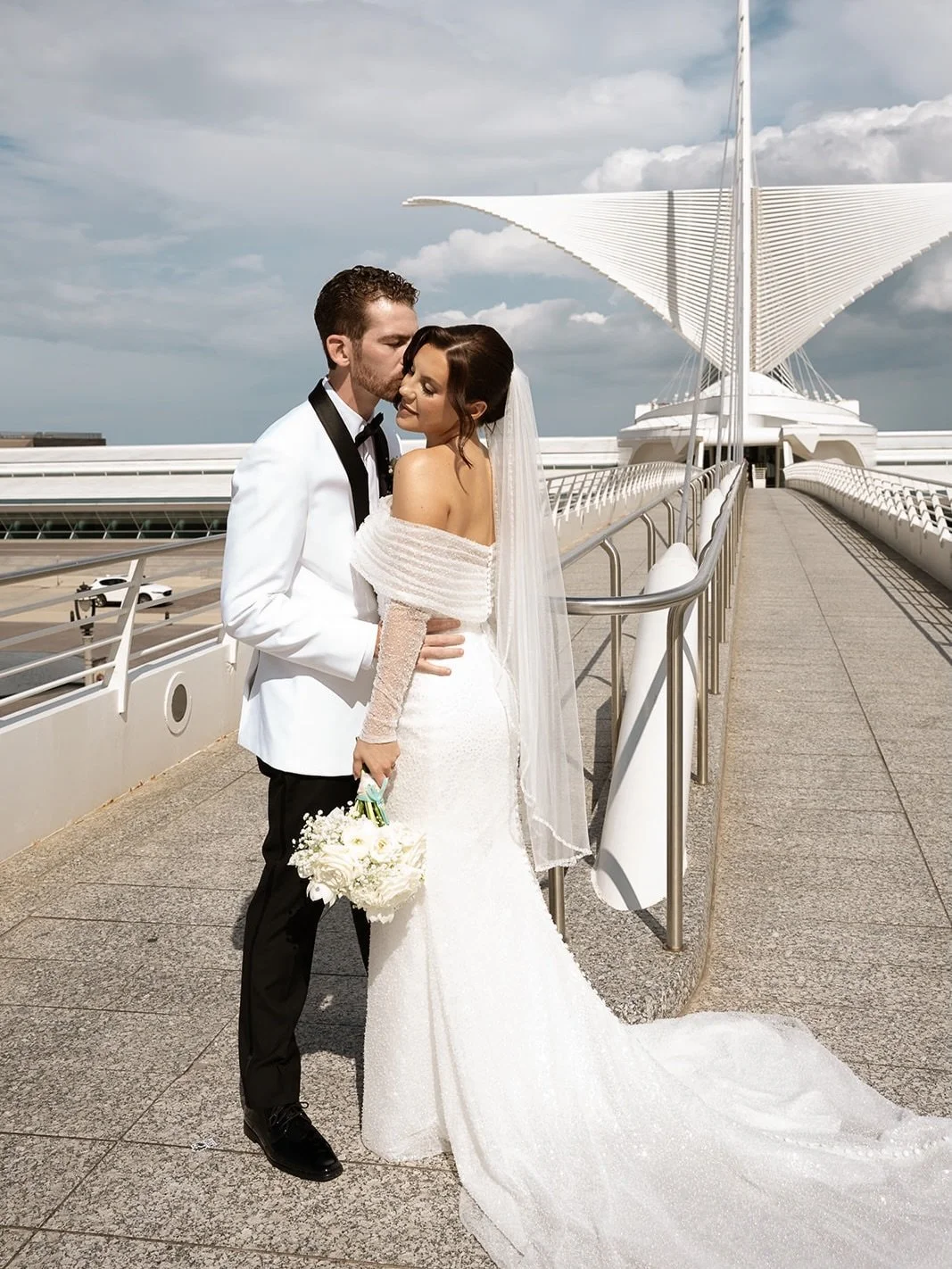 The Hoover&rsquo;s stepping into forever with style and elegance. A celebration filled with love. 🤍🖤
.
.
.
.
#weddingalterations #dressalterations #2026brides #charlestonbride #bridalalterations