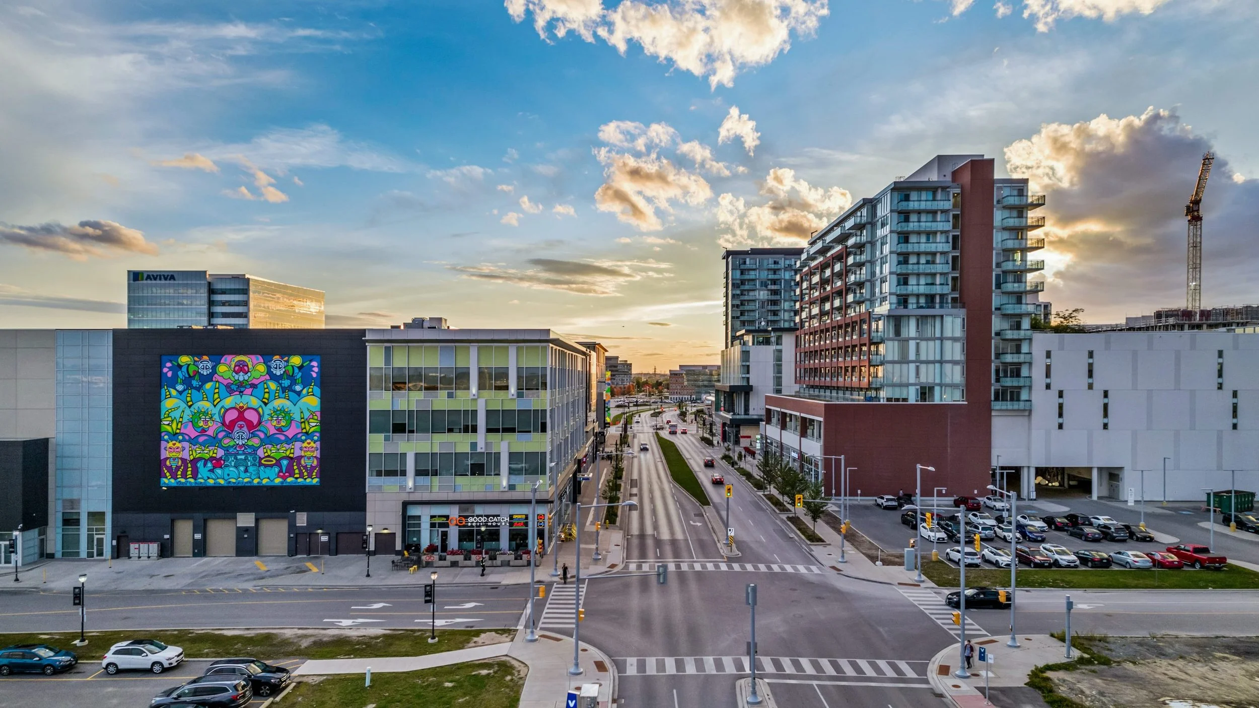 scenic view of markham city center