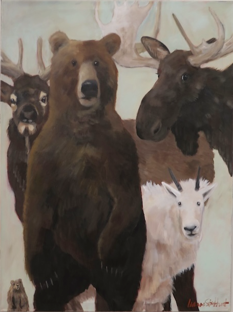 Marmot Has Some Thoughts 32x40 SOLD