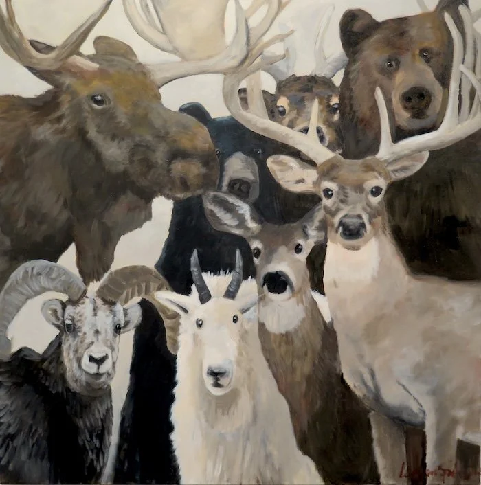 Ten Creatures from the Wilds of the Rocky Mountains 36x36