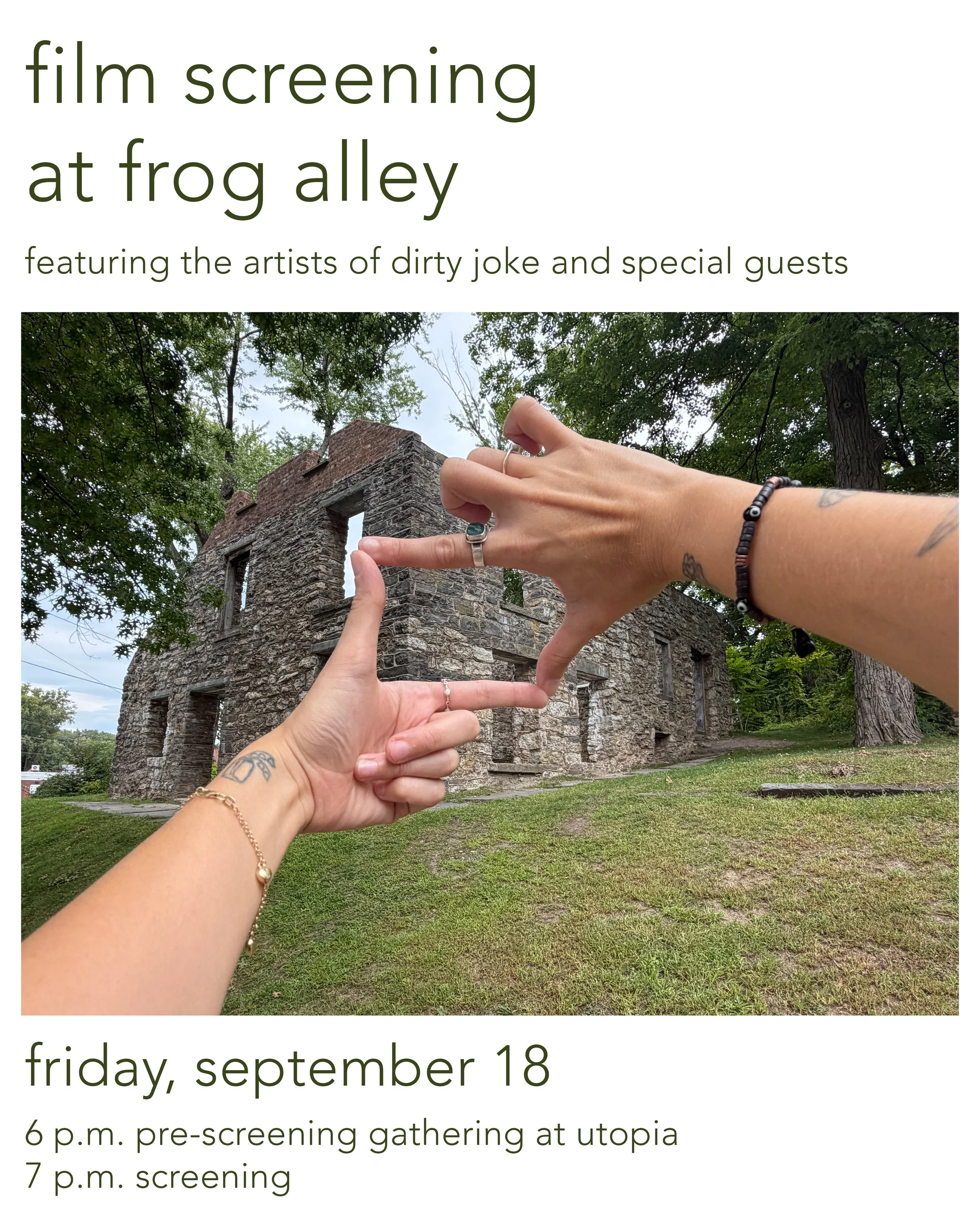 Film Screening at Frog Alley