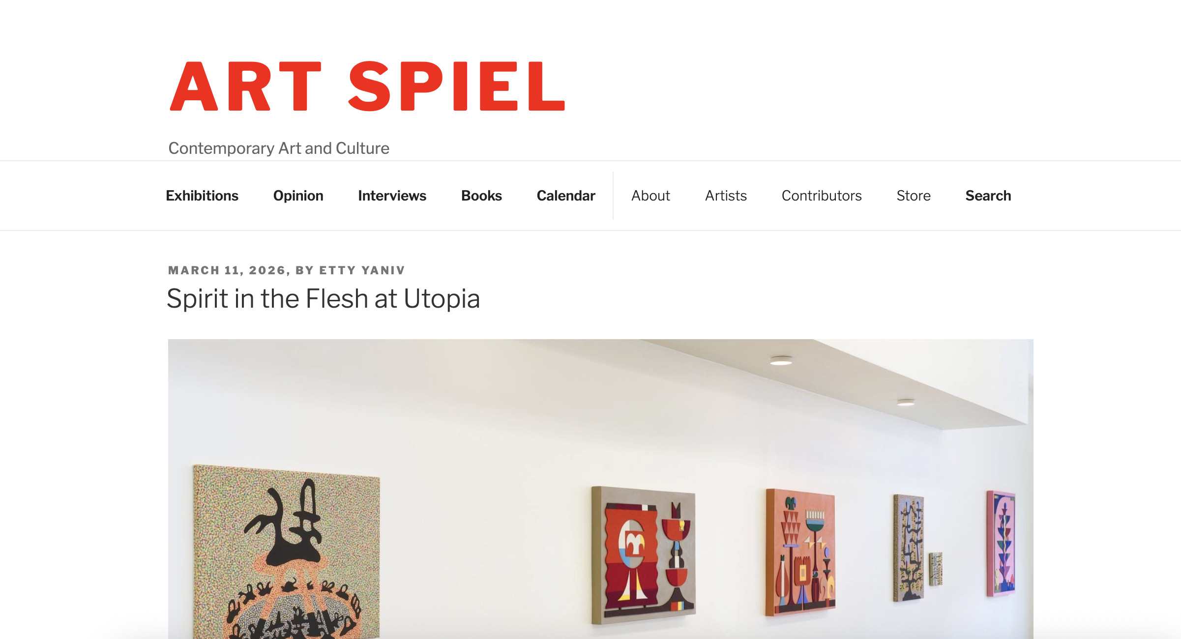 Art Spiel - Spirit in the Flesh at Utopia