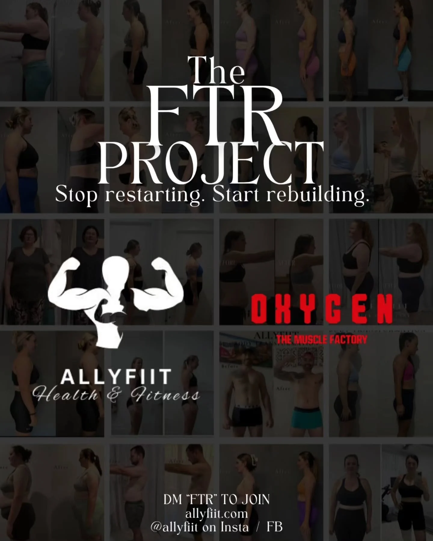 In person or online, you don&rsquo;t have to do this alone anymore.

The FTR Project is for the version of you that&rsquo;s tired of stopping and starting&hellip; and ready to actually change.

We build strength.
We build confidence.
We build consist