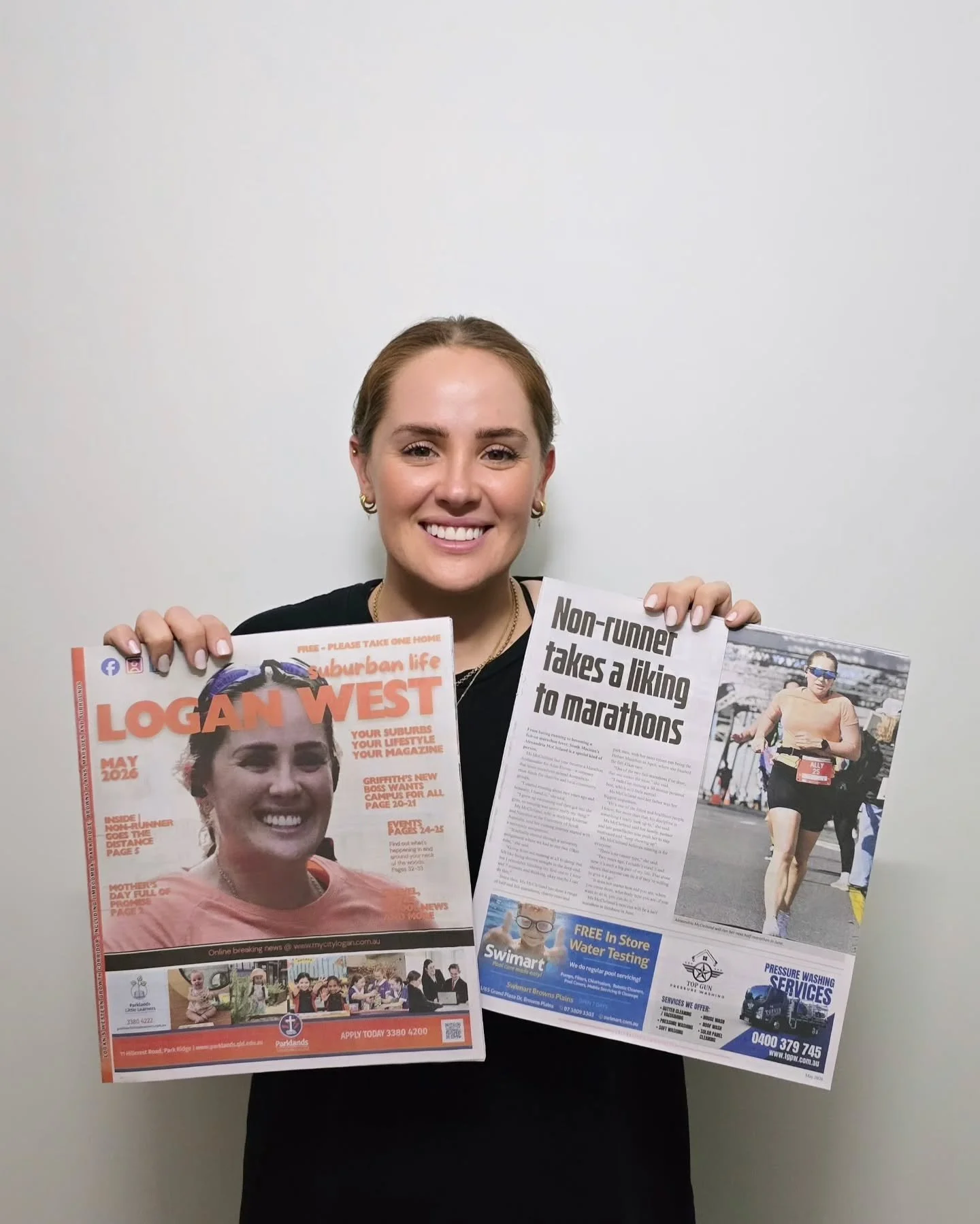 Feels surreal seeing myself in the newspaper for my running 🥹🏃🏼&zwj;♀️

I&rsquo;m really proud of how far I&rsquo;ve come and so grateful for everyone who has supported me along the way 🤍

Thank you @resazekfitness for the column 🫶🏽