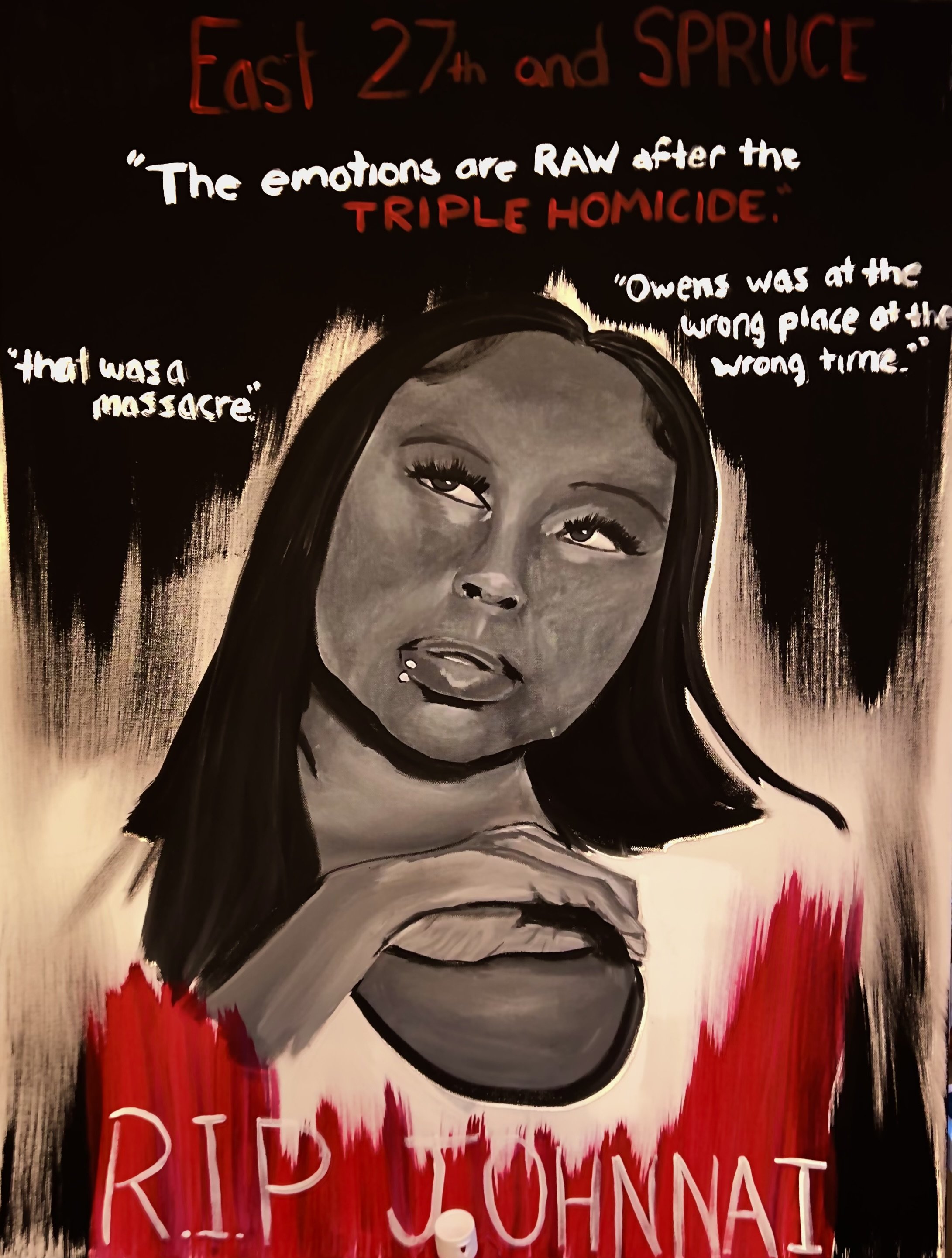 A “Moment” in History: LIVE on the News (2022)
24” x 36”
Acrylic on canvas
The Second Collection