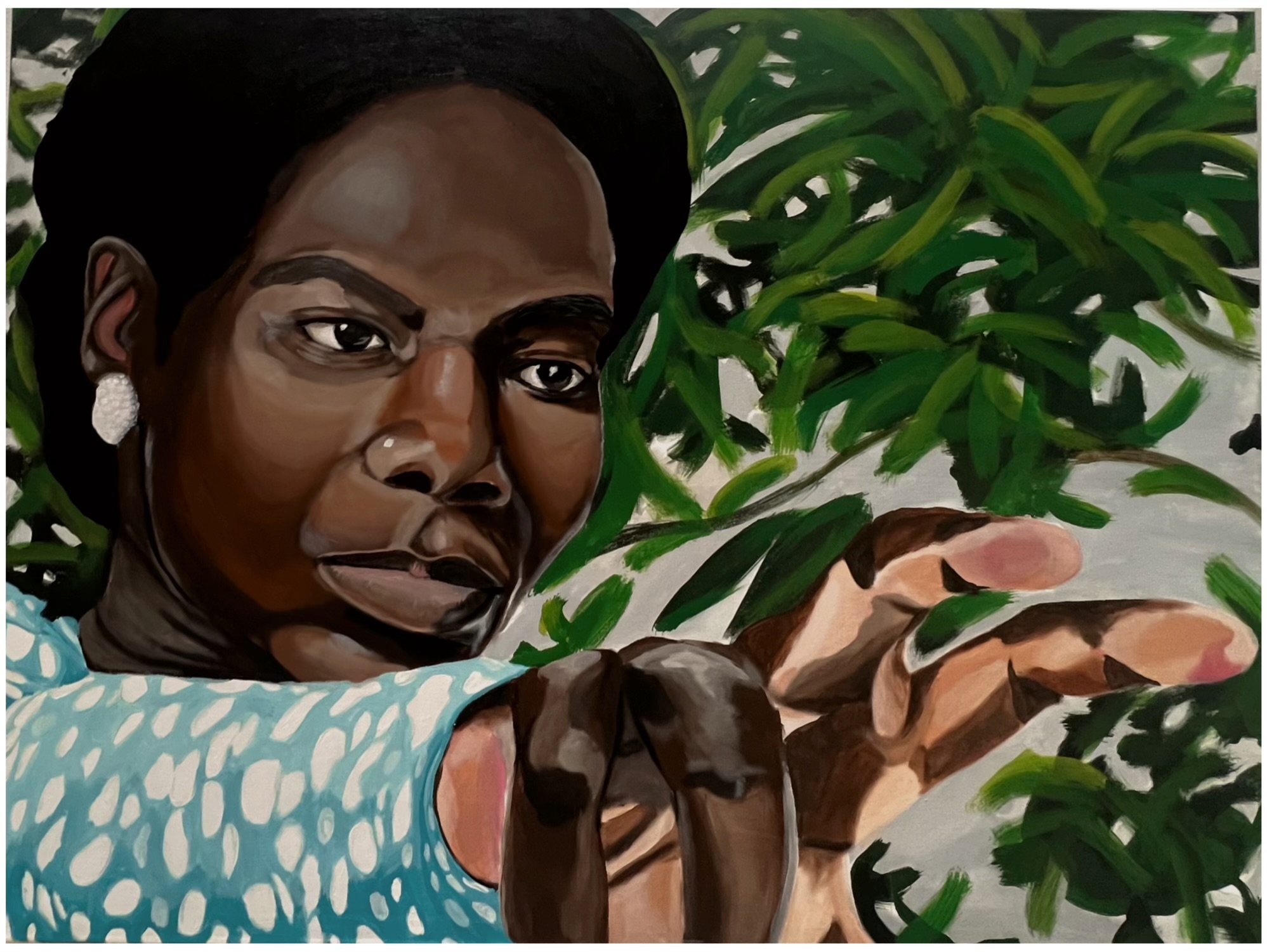 “Everything you’ve done to me, already done to you.” (The Color Purple)
Acrylic on canvas
36” x 48” (3ft x 4ft)
I Have the Remote Collection