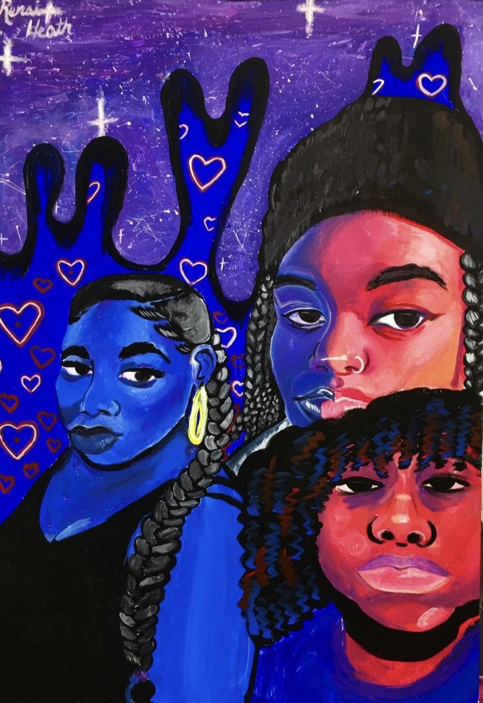 Futuristic Me
60” x 75.6”
Acrylic on canvas