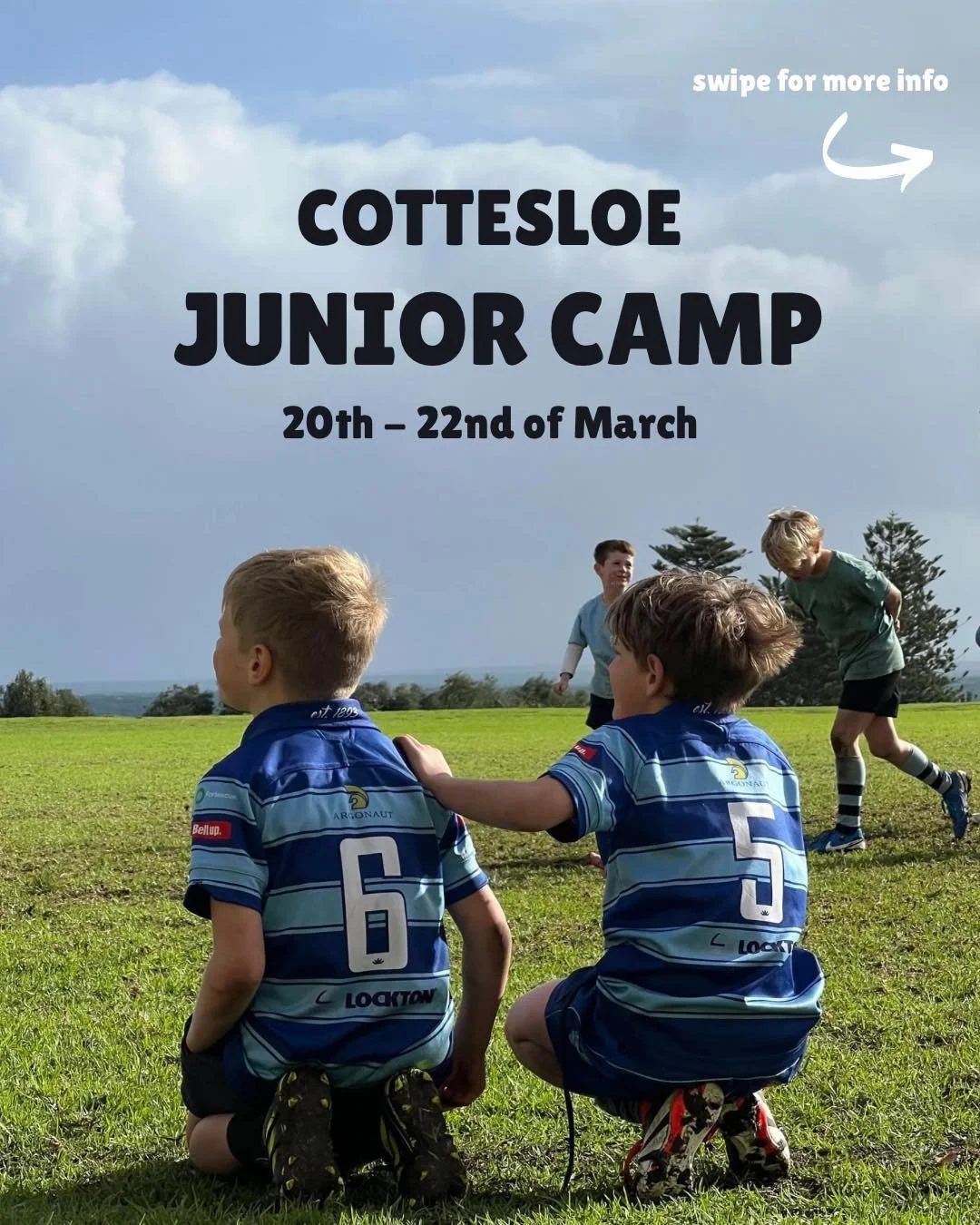 🏉SAVE THE DATE🏉
We&rsquo;re excited to announce the inaugural Camp Cottesloe this March! 
A fun-filled, 2 night junior preseason camp for U10-U14 players, combining rugby skills, outdoor adventure, and plenty of team bonding!

More details and regi