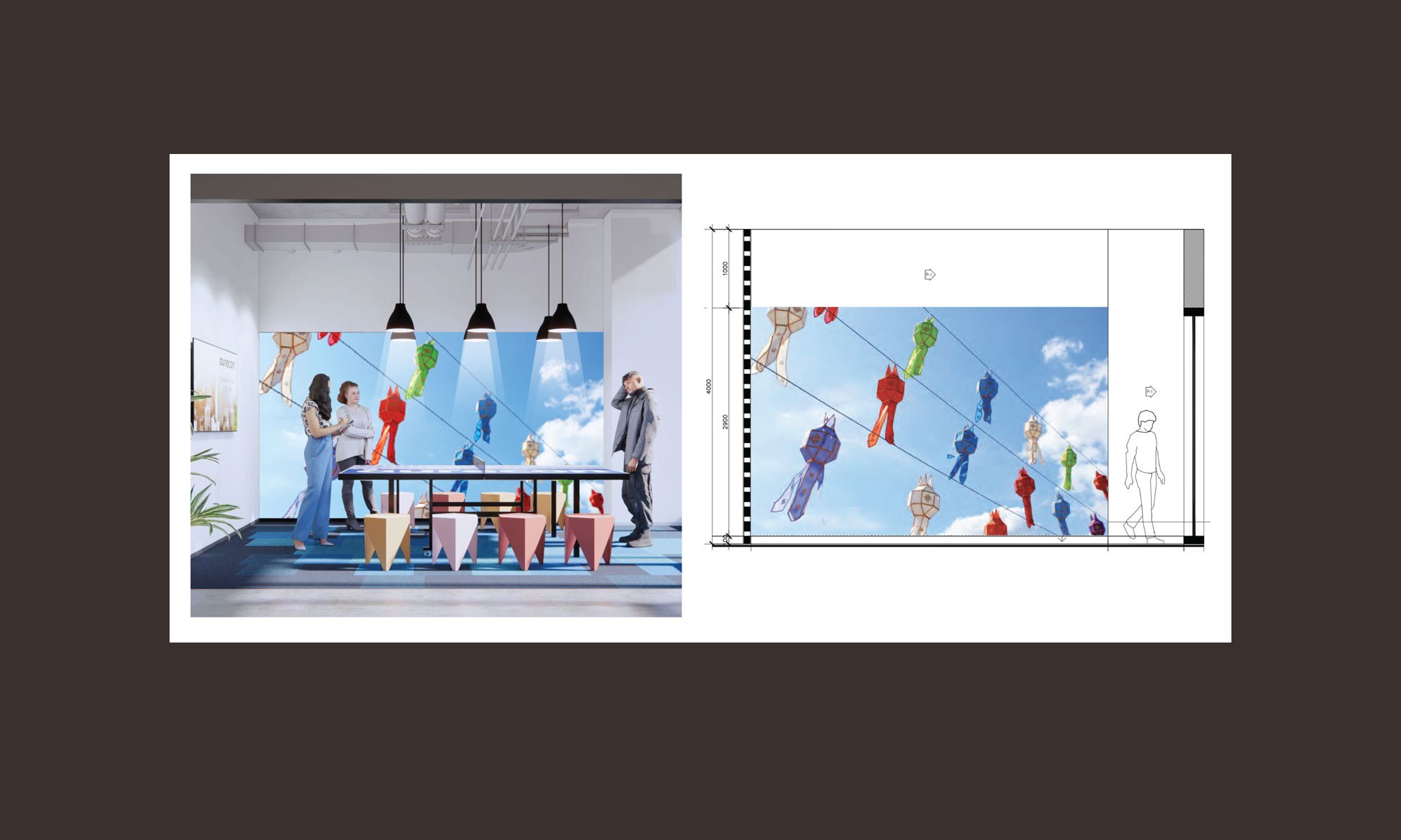 Bangkok, Thailand, wall image, social space 2023