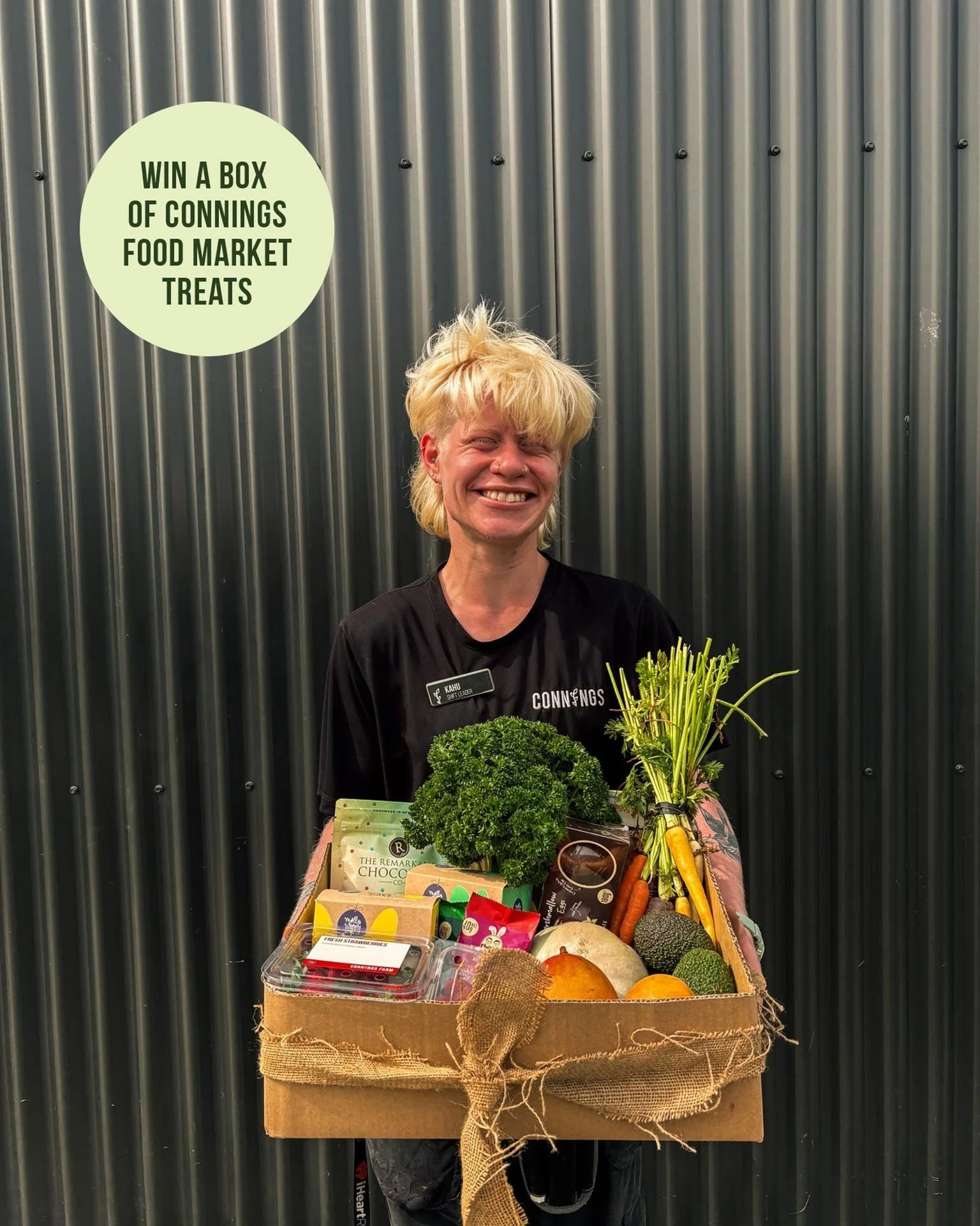 EASTER GIVEAWAY! 🌱 WIN a box of sweet and healthy Easter treats from our Connings Food Market. Tag someone you know who could use a little extra kindness right now, and let us know why.

The winner will be picked on Tuesday 7th after 5pm. We will pr