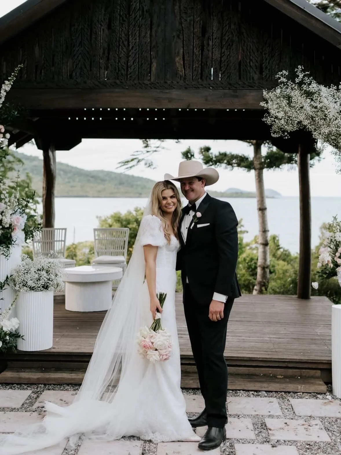 Cody &amp; Kelly &lsquo;Mr &amp; Mrs Schaefer&rsquo;
@kellyschaefer_ 

The Ceremony 

Styling florals and furniture hire by us. 

Venue @earlando_whitsundays 
Celebrant - Kerry Tutorhope 
Photographer @vickimillerphotography 
Videographer @shortflixm