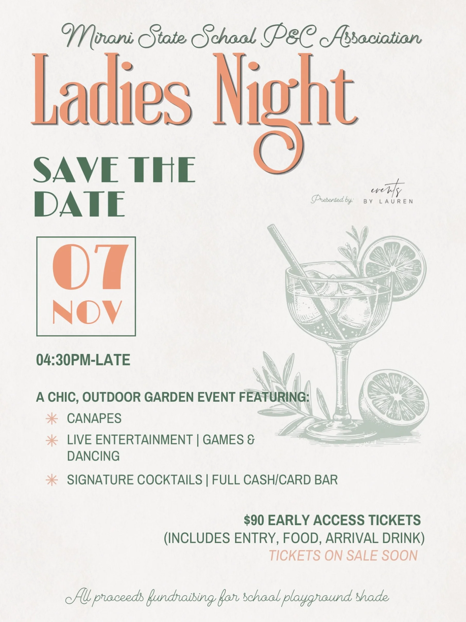 Mark your calendars ladies&hellip;
