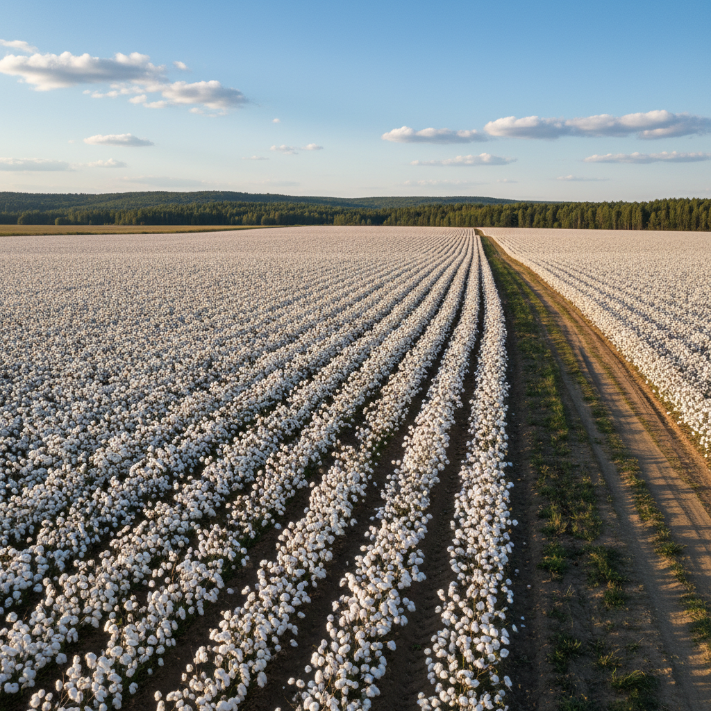 A vast cotton field stretching into the distance. Highly realistic, beautiful landscape._0.png