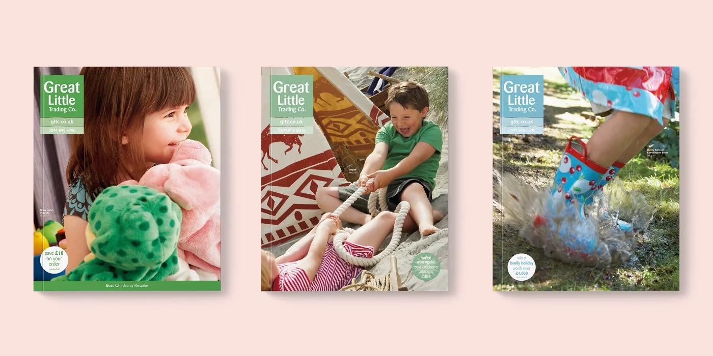 Children’s retail catalogue covers