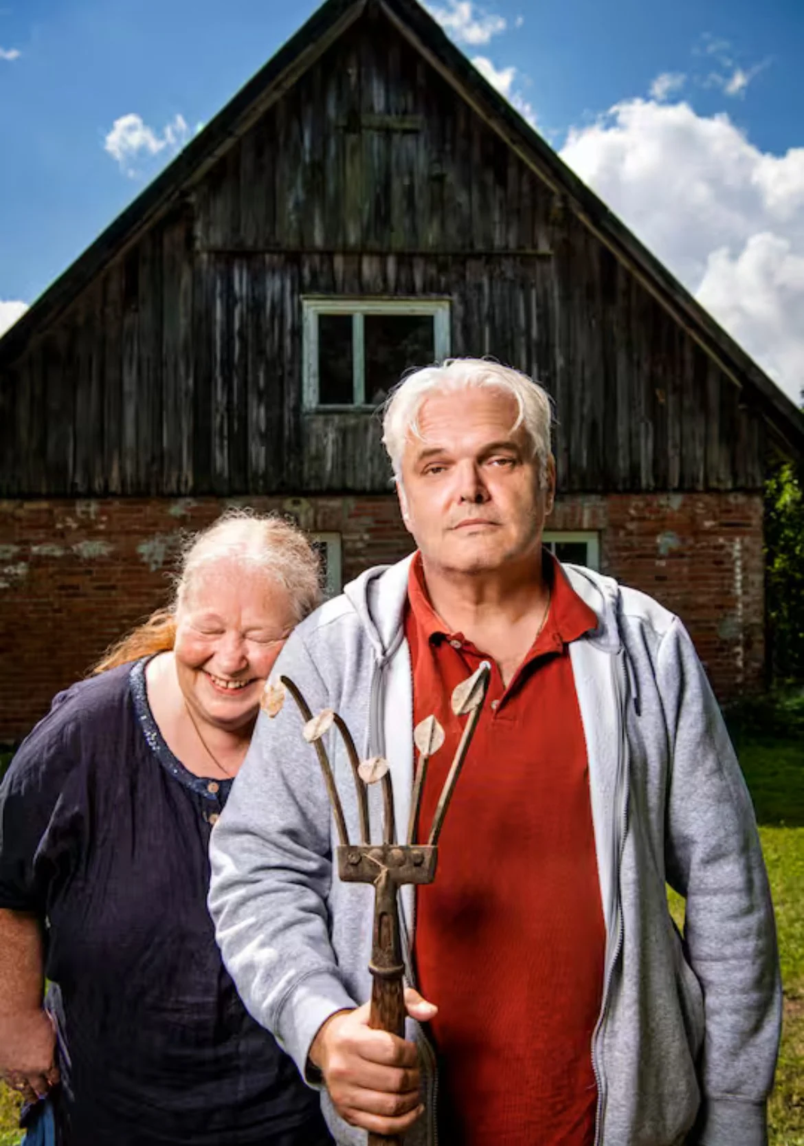 Das Schauspieler-/Autorenehepaar Ulrike Bliefert und Laszlo I. Kish