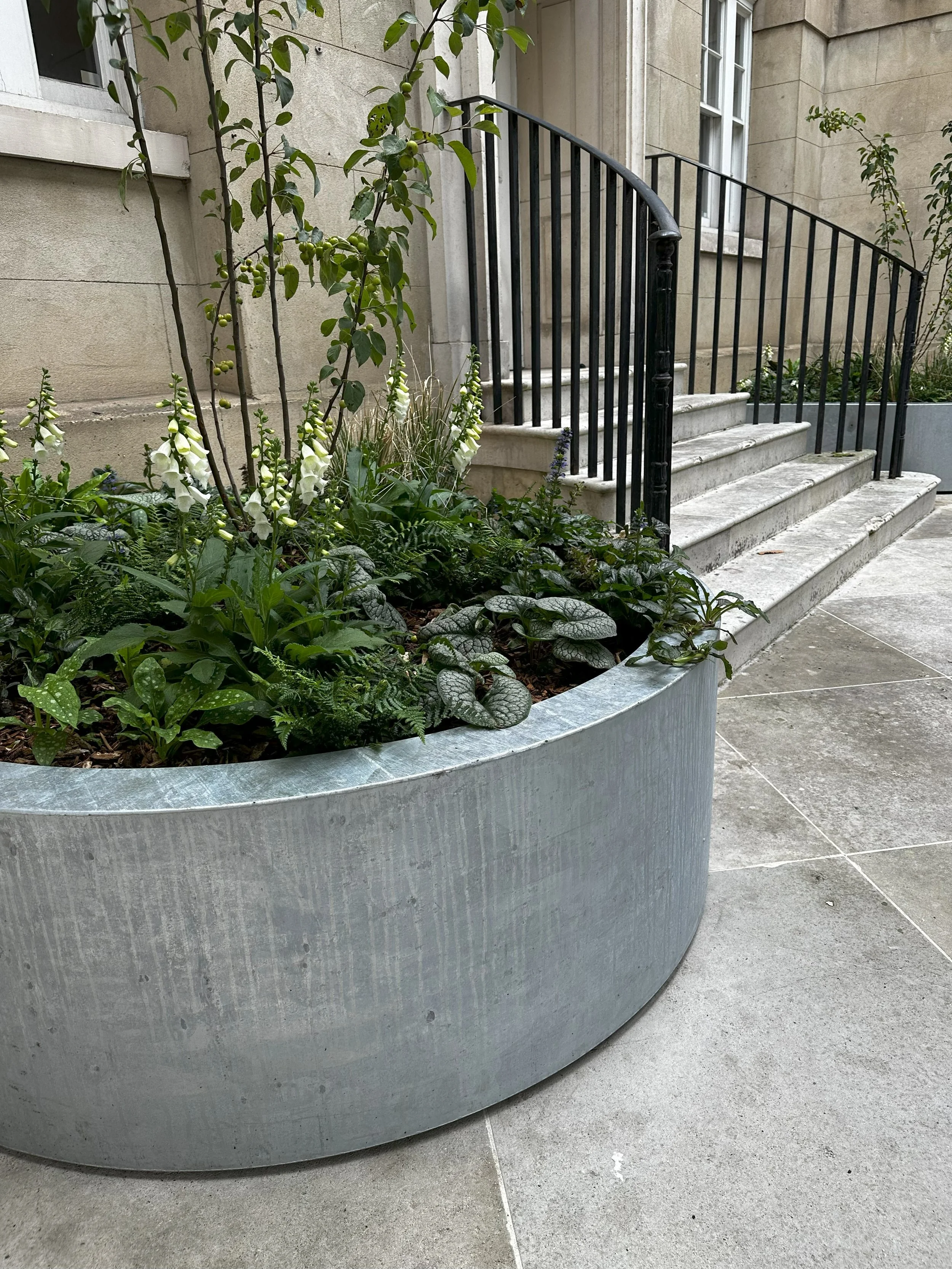 Galvanised Planters Smithfield's