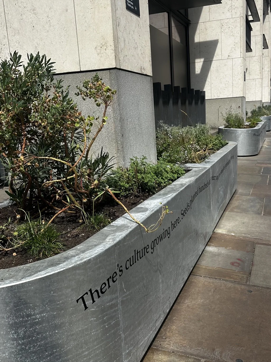Galvanised Planters Aldersgate