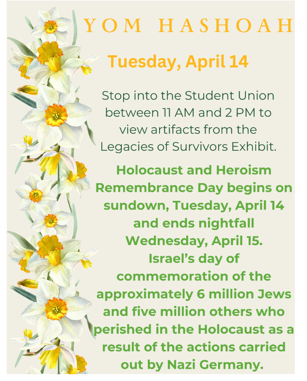 Yom HaShoah Program 