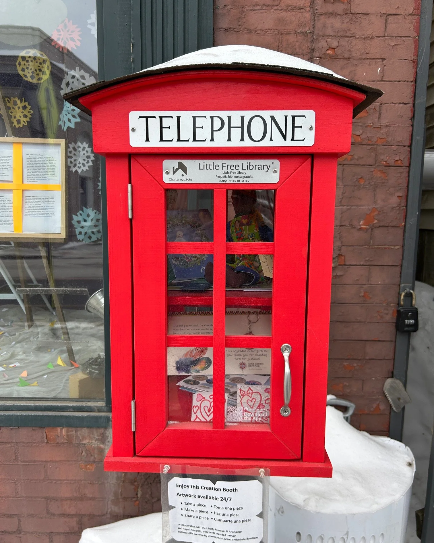 Little Free Library and Creation Station