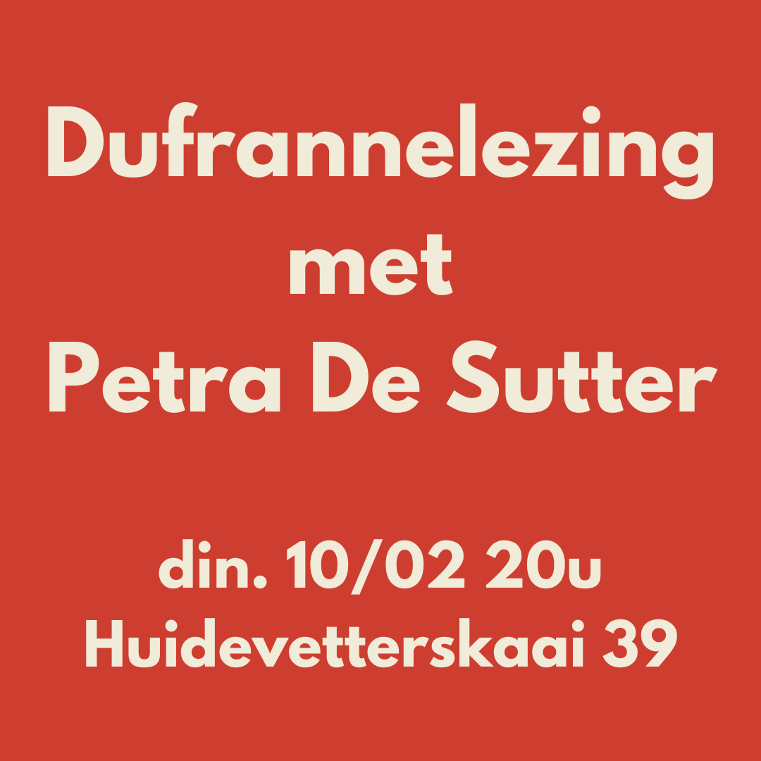 Dufranne Lezing met Petra De Sutter