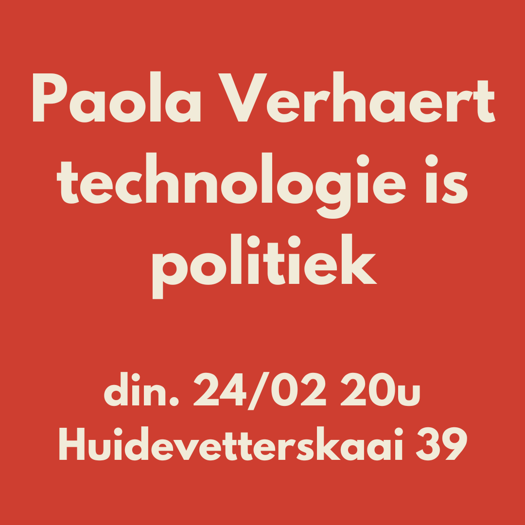 Paola Verhaert - technologie is politiek