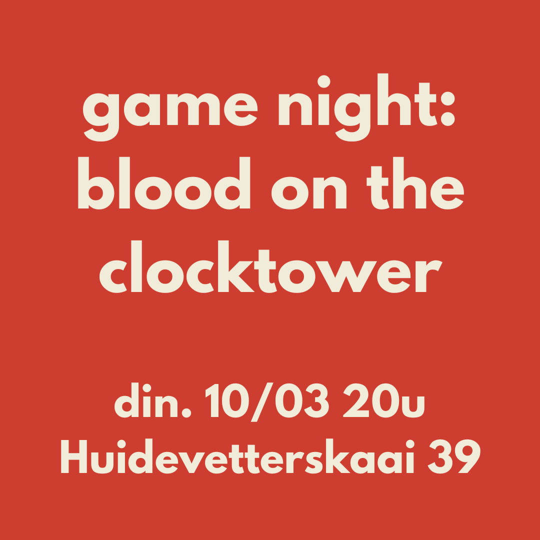 Game Night: Blood on the clocktower