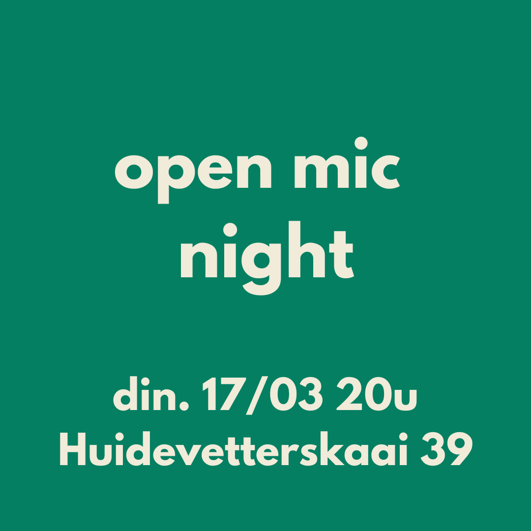 Open mic night
